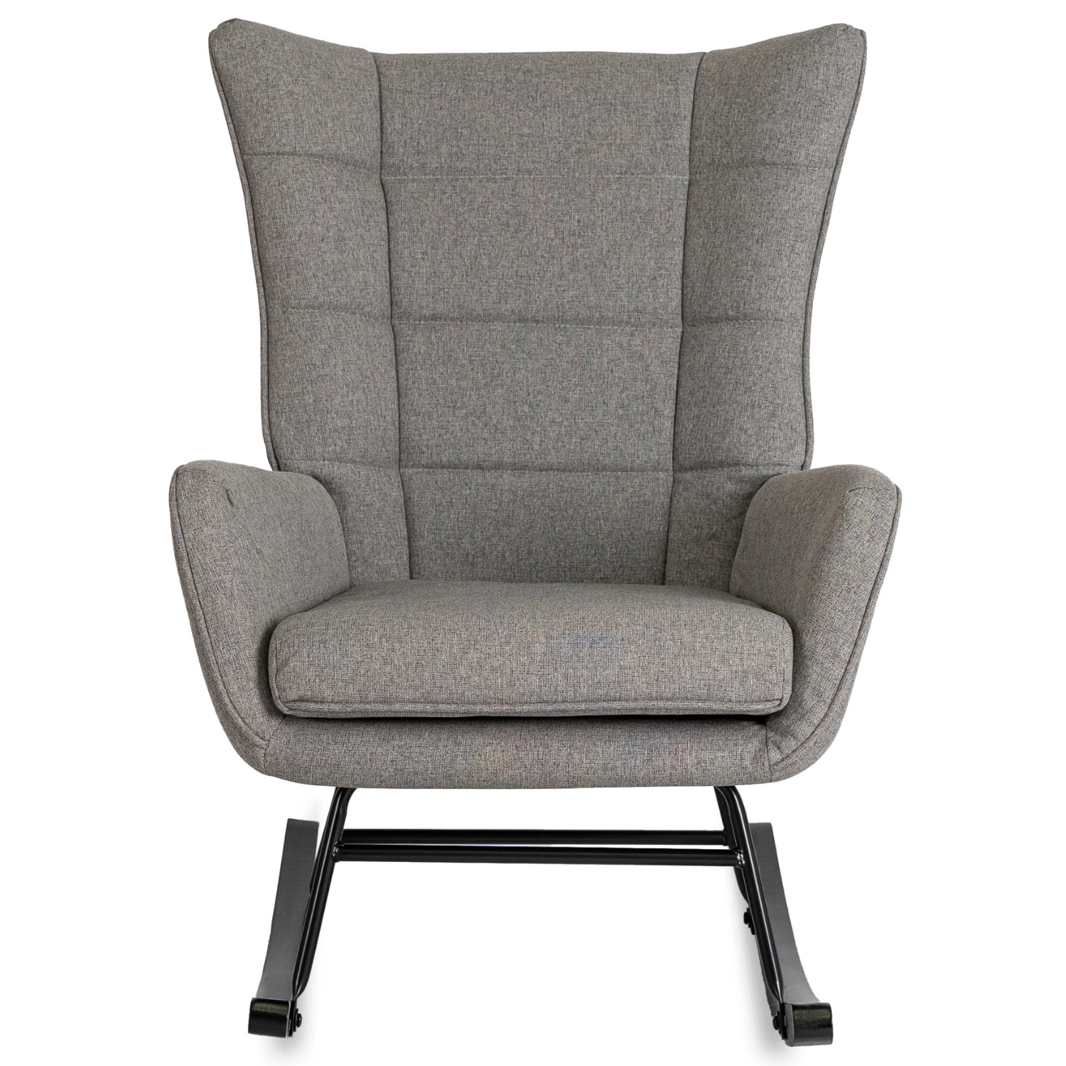 Elite JACKSON Grey Fabric Rocking Chair