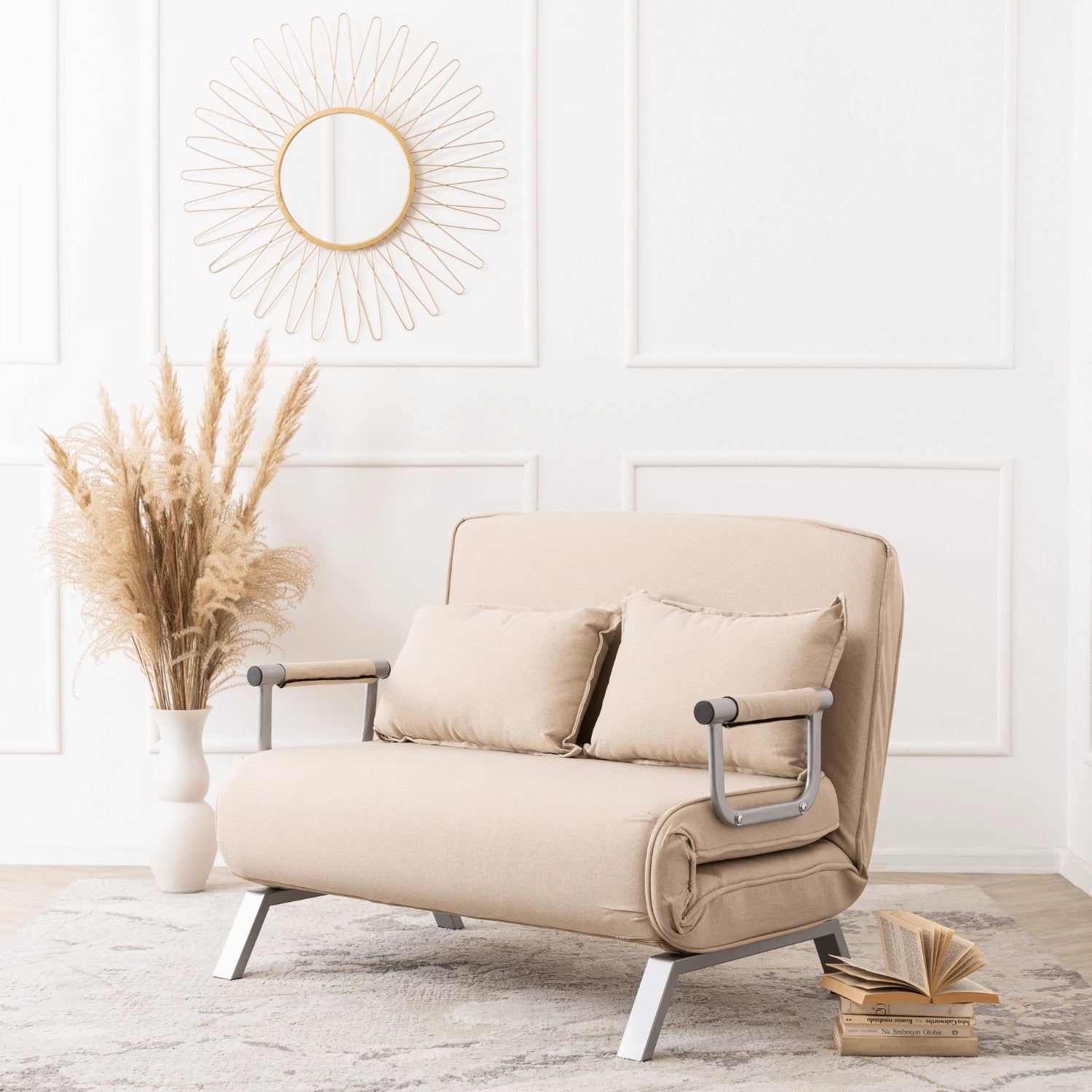 Elite BART 2 Beige Two-Seater Armchair