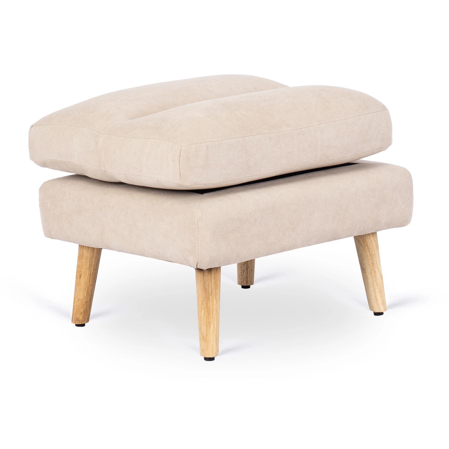 Elite HENRY Beige Recliner Armchair with Footrest