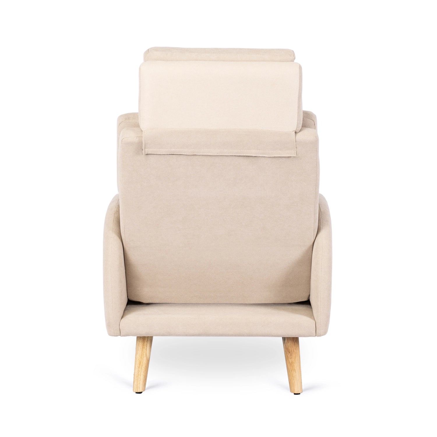 Elite HENRY Beige Recliner Armchair with Footrest