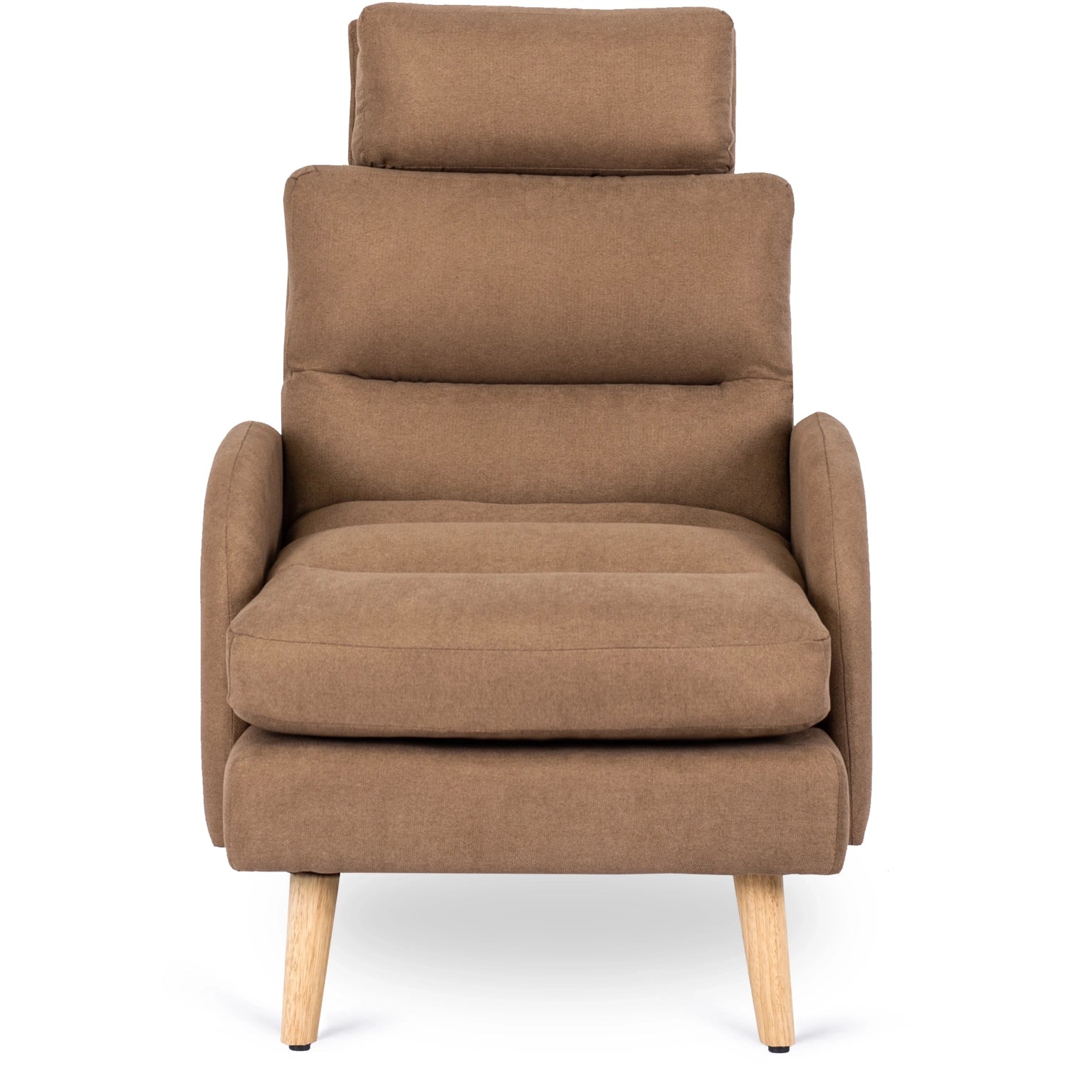 Elite HENRY Brown Recliner Armchair with Footrest