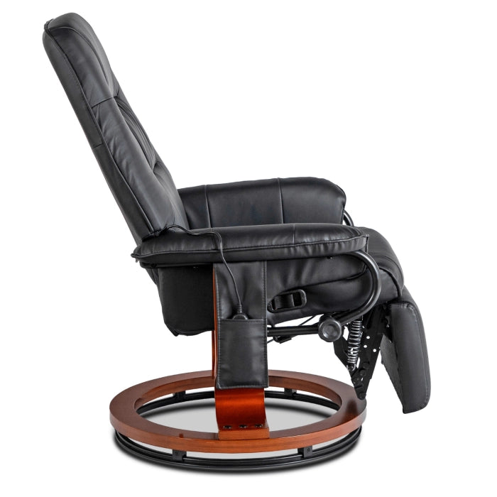 WEST Modern Massage Lounge Chair with Matching Footrest