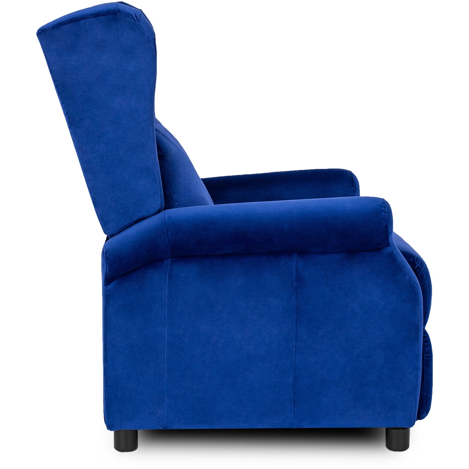Elite SIMON Navy Blue Velvet Recliner