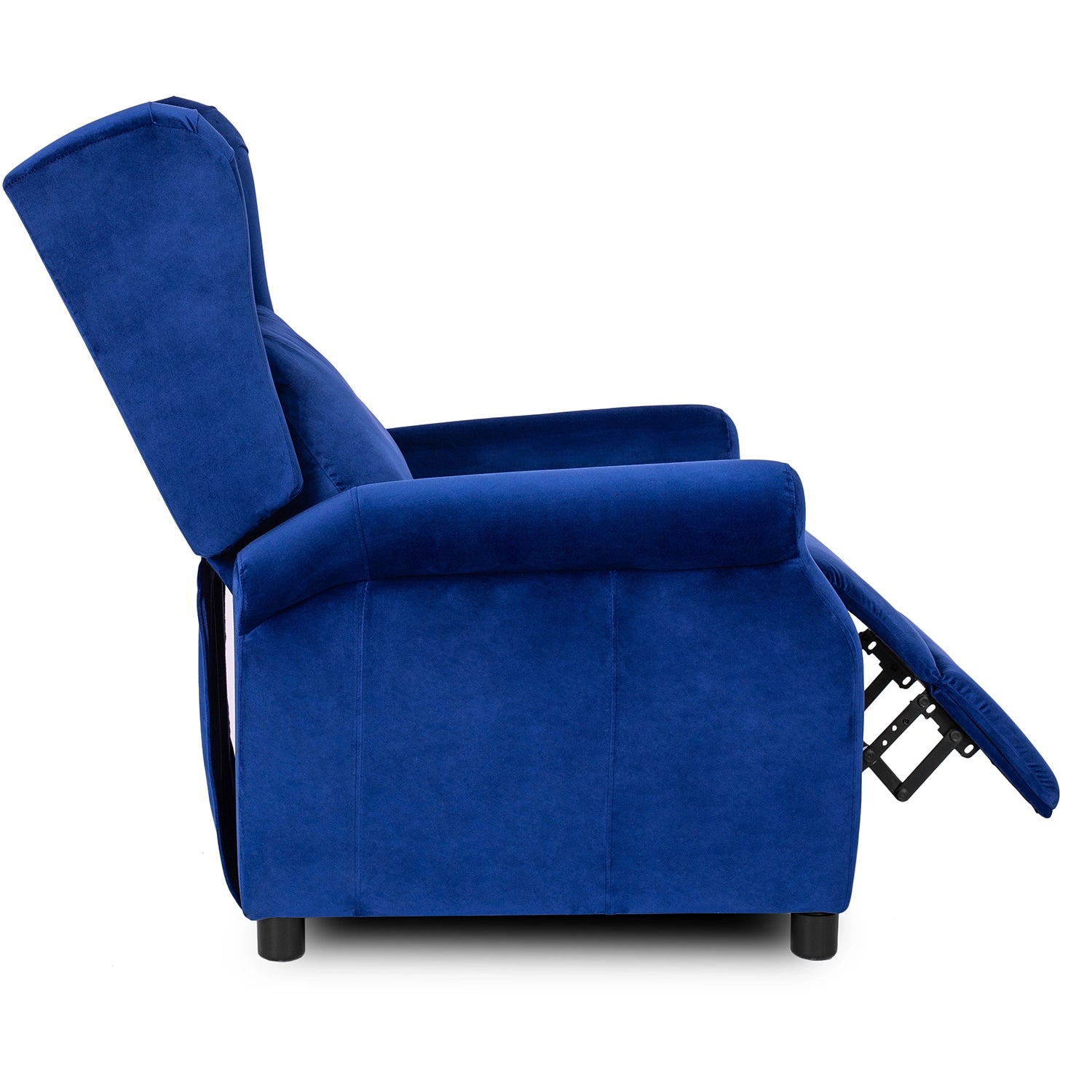 Elite SIMON Navy Blue Velvet Recliner