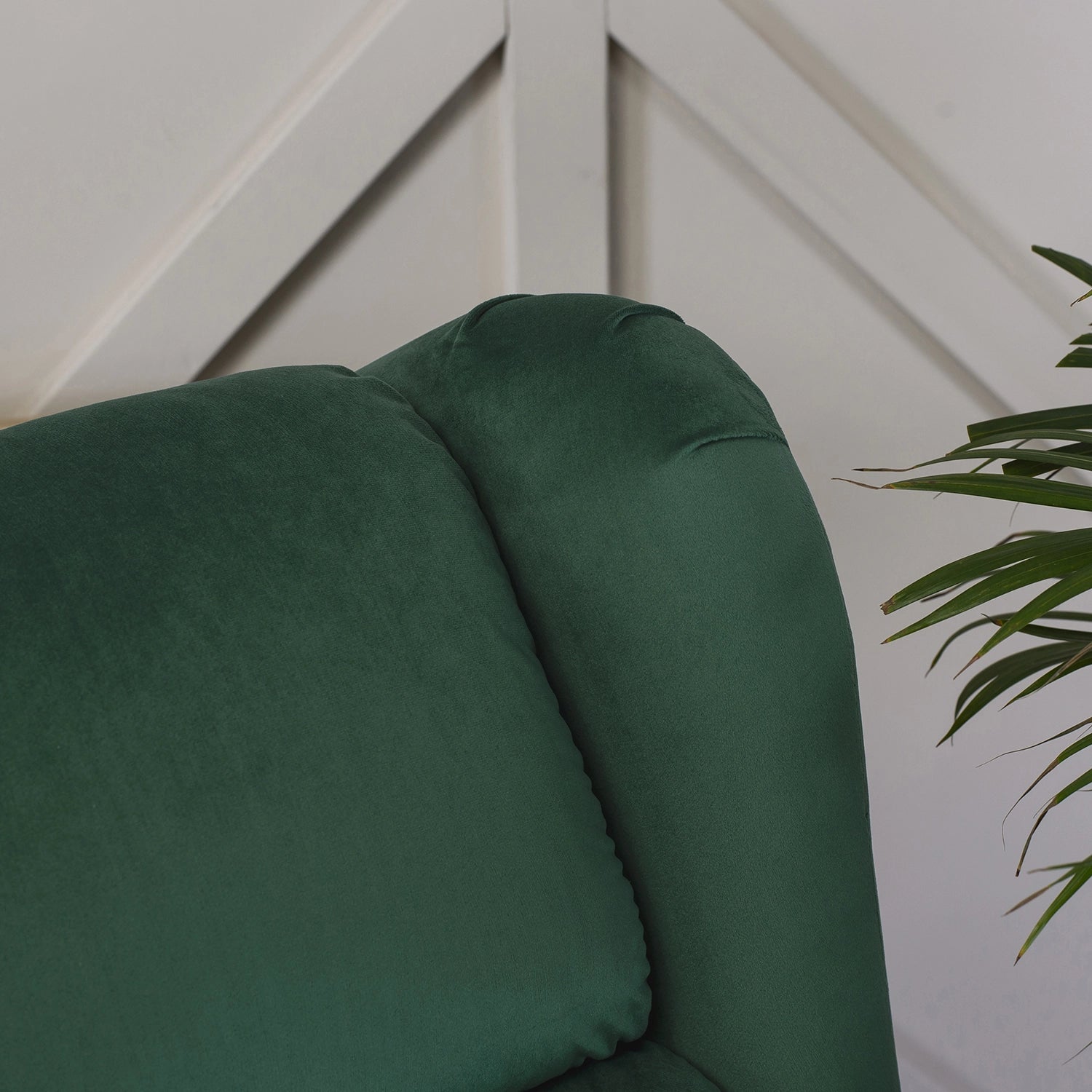 Elite SIMON Green Velvet Recliner