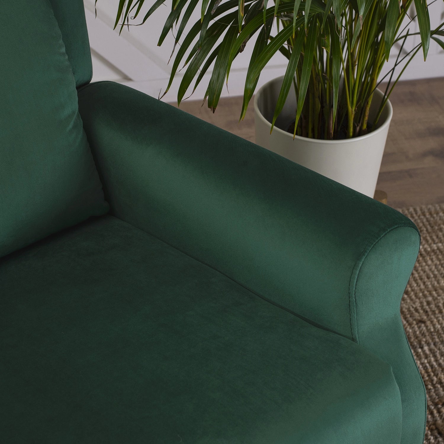 Elite SIMON Green Velvet Recliner