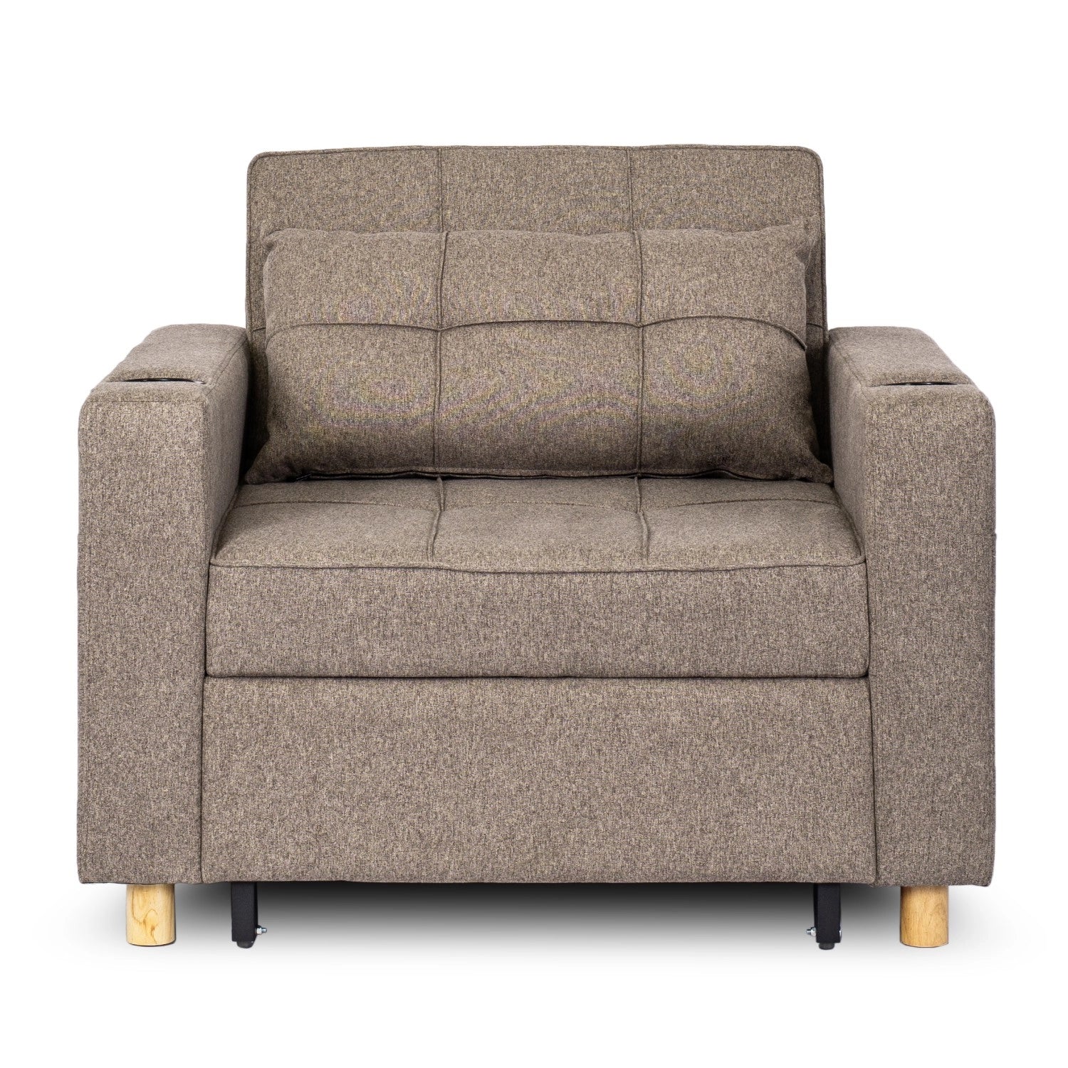 Elite SOLOR Beige Armchair Bed