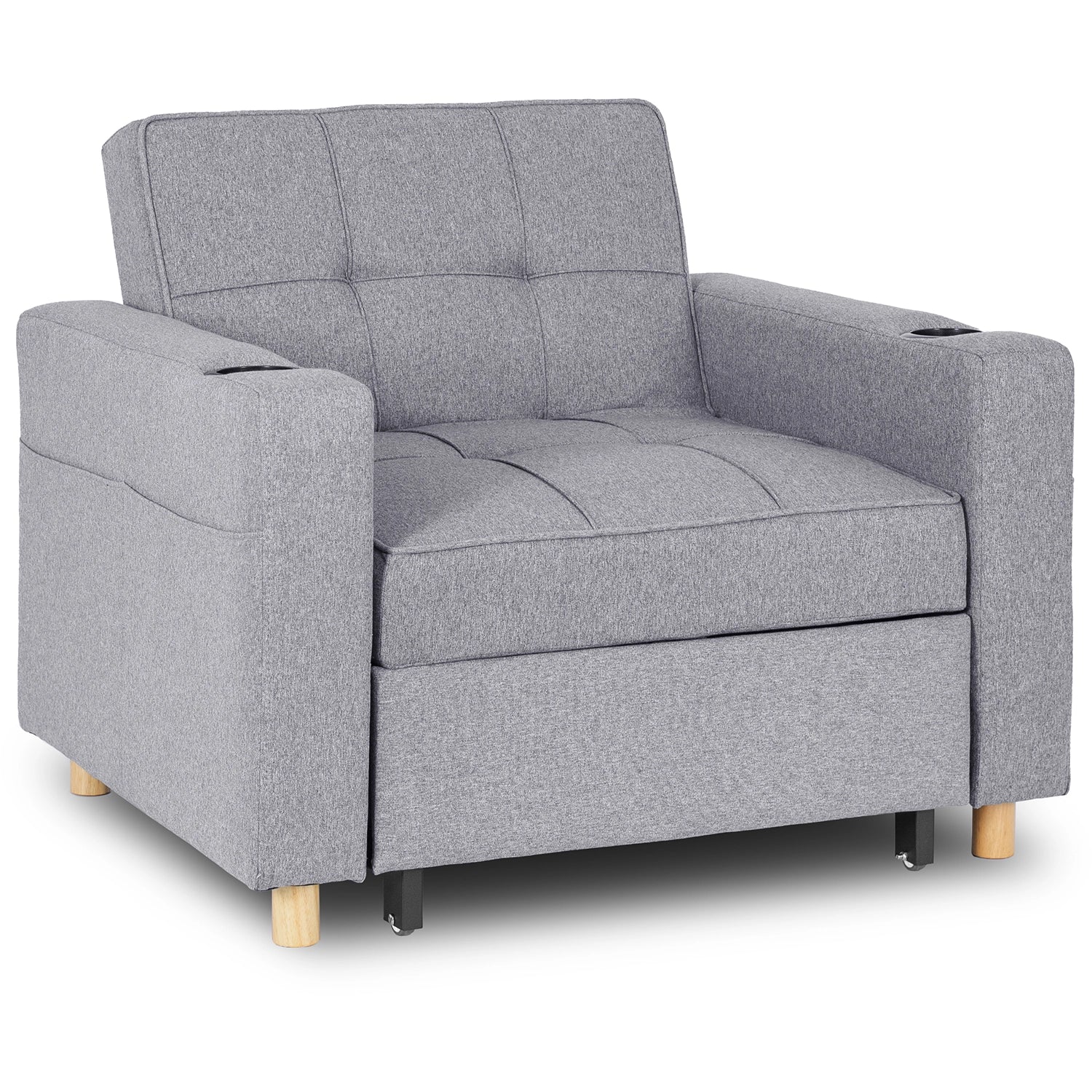 Elite SOLOR Grey Armchair Bed