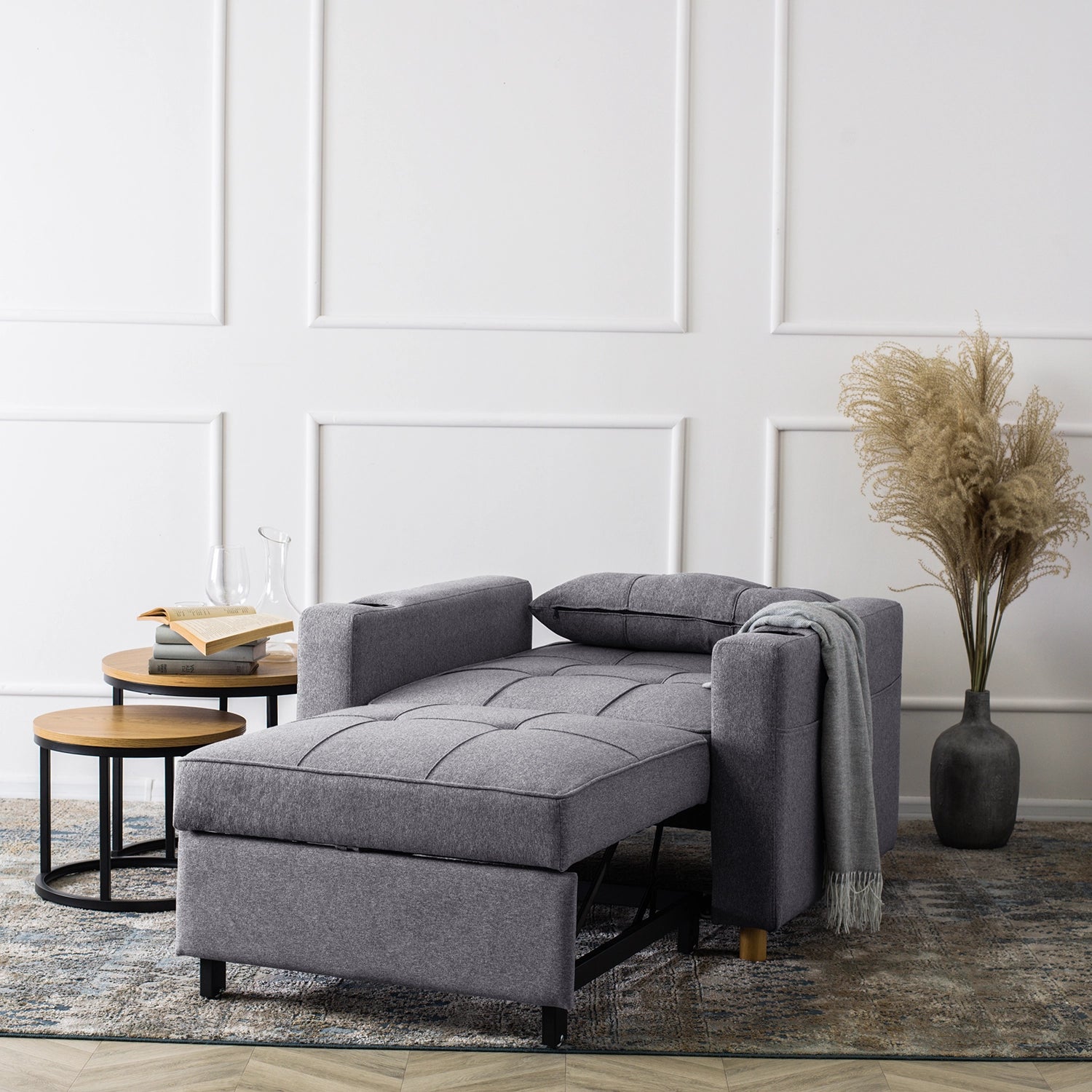 Elite SOLOR Grey Armchair Bed