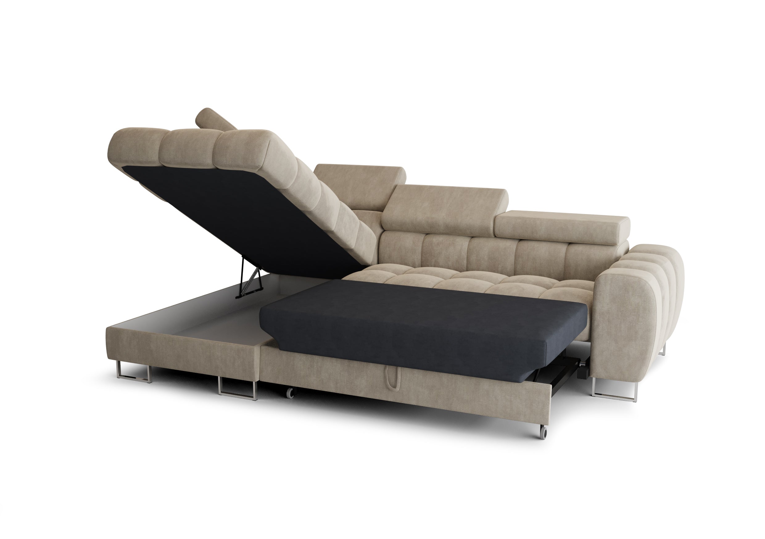 Aspen Mini Corner Sofa  Left – Available in Various Colors and Fabrics