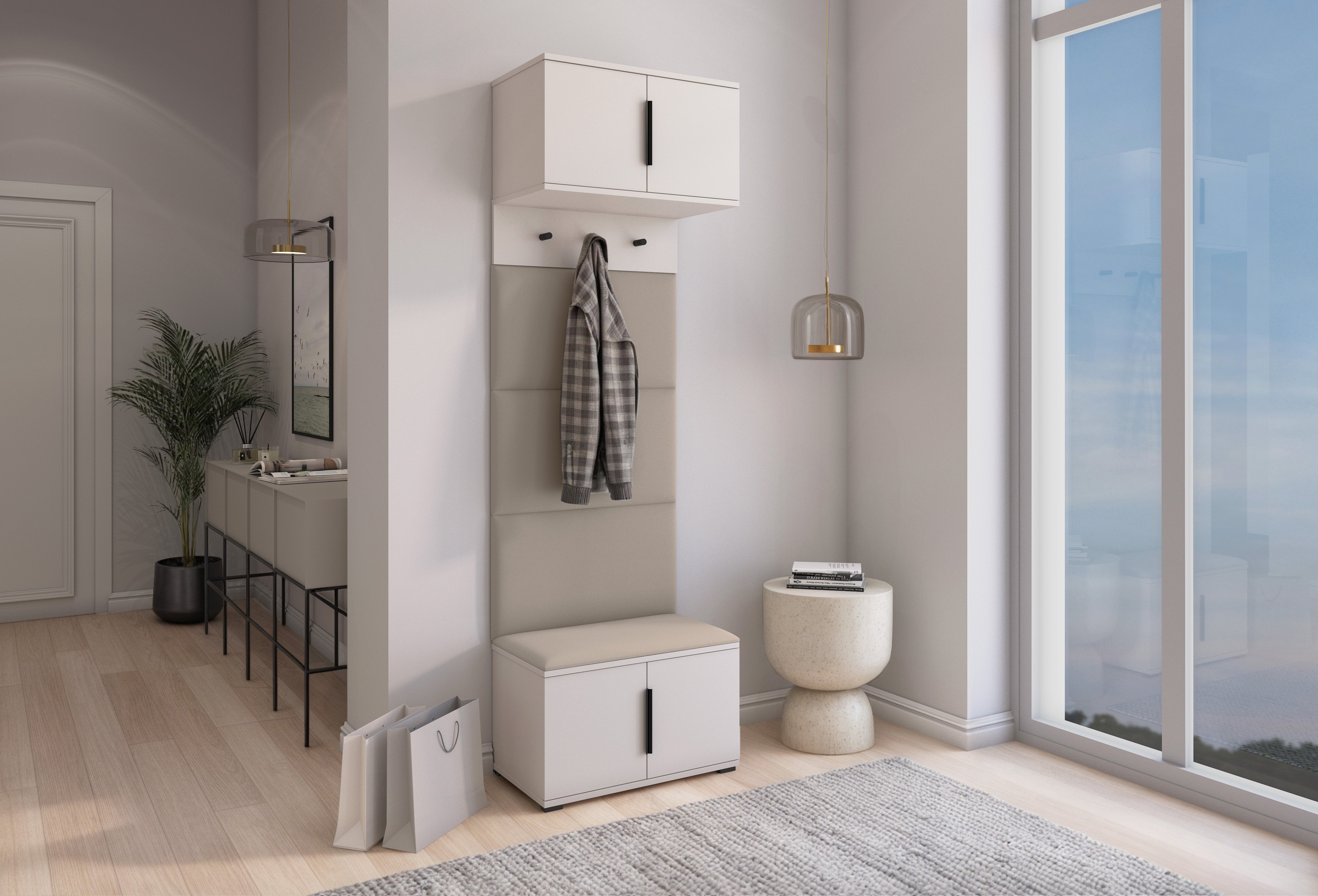 PK Bianco 5 Hallway Wardrobe Set – Rabbit