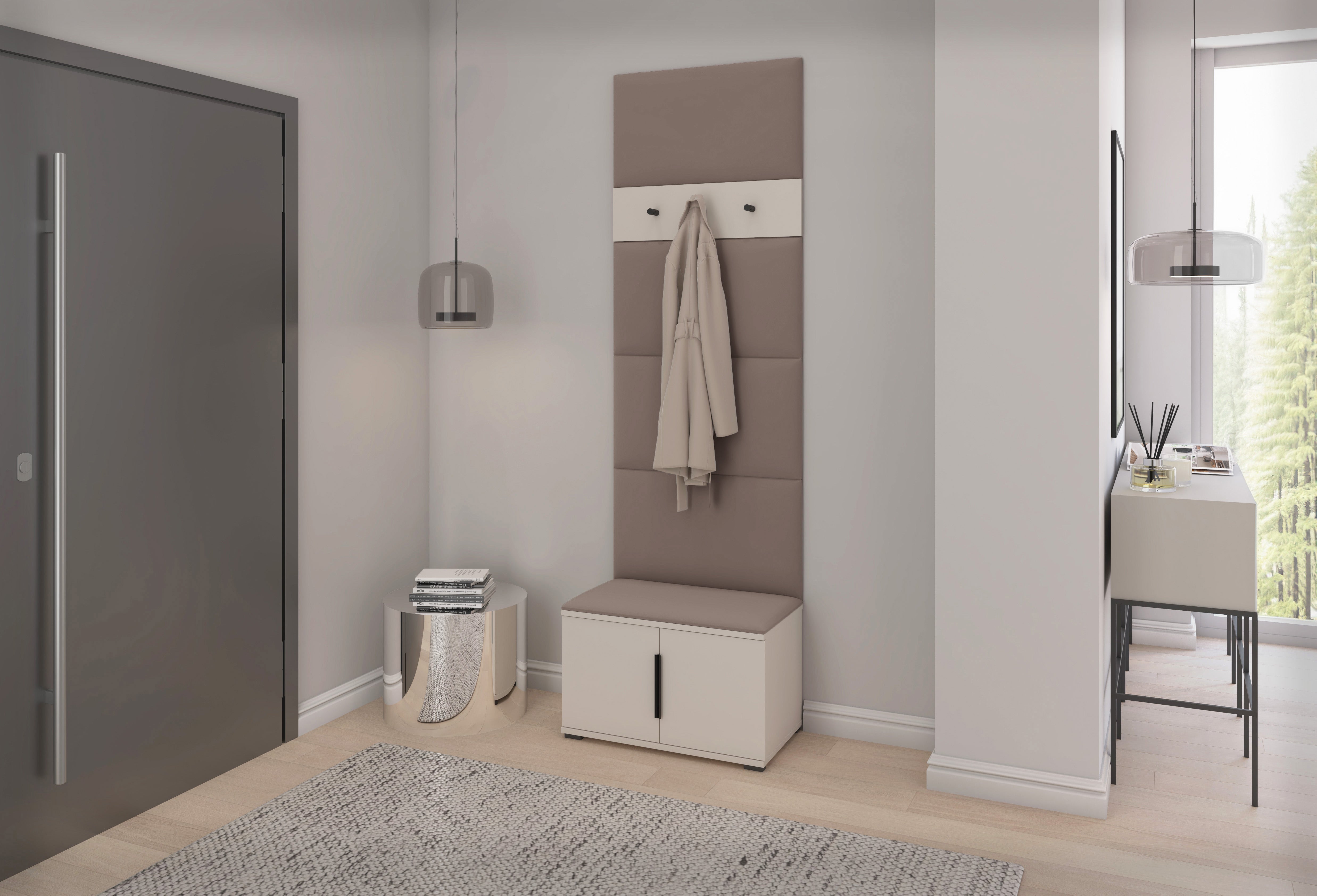 PK Bianco 6 Hallway Wardrobe Set - Mika