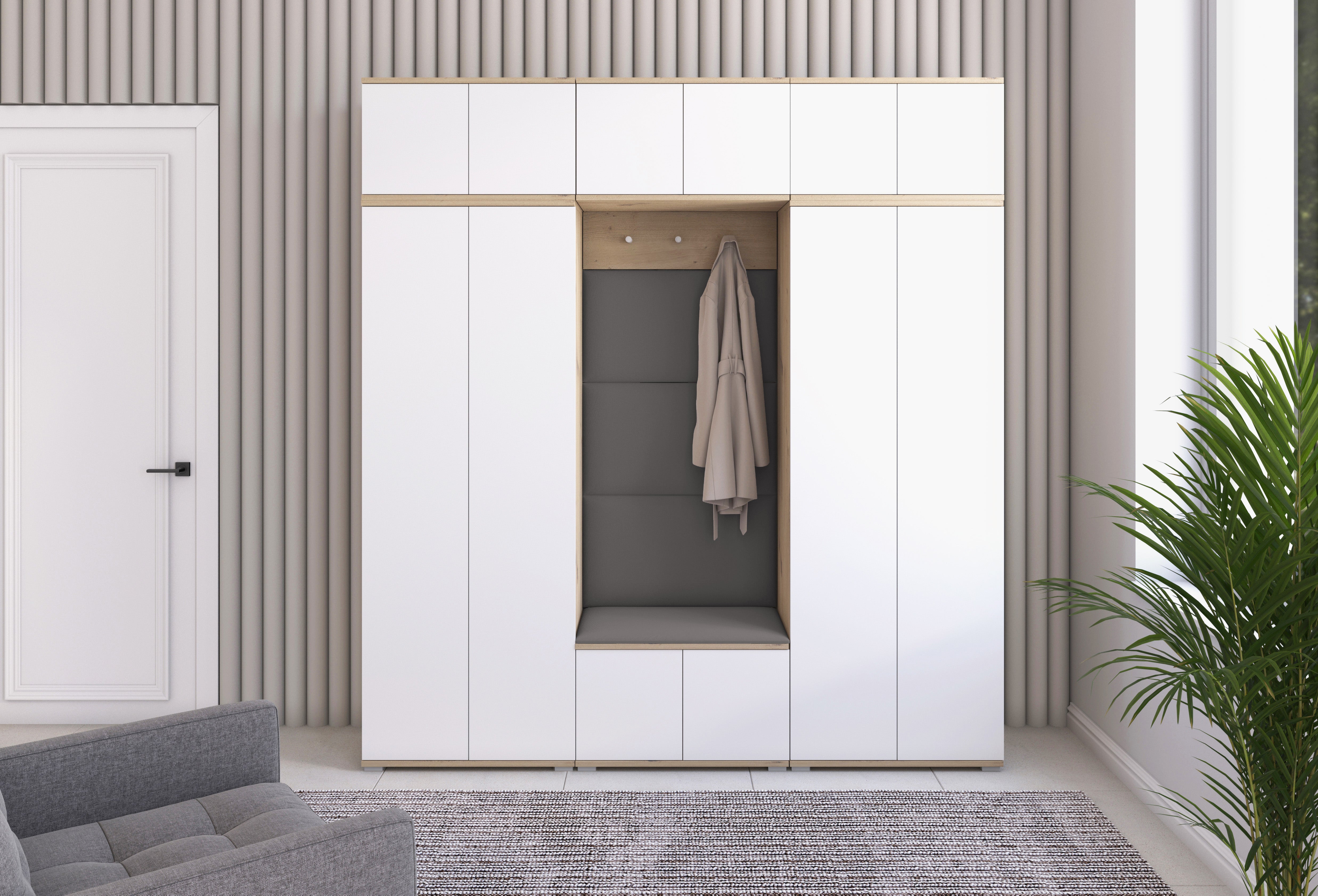 PK Sevilla 4 Hallway Wardrobe - Elephant