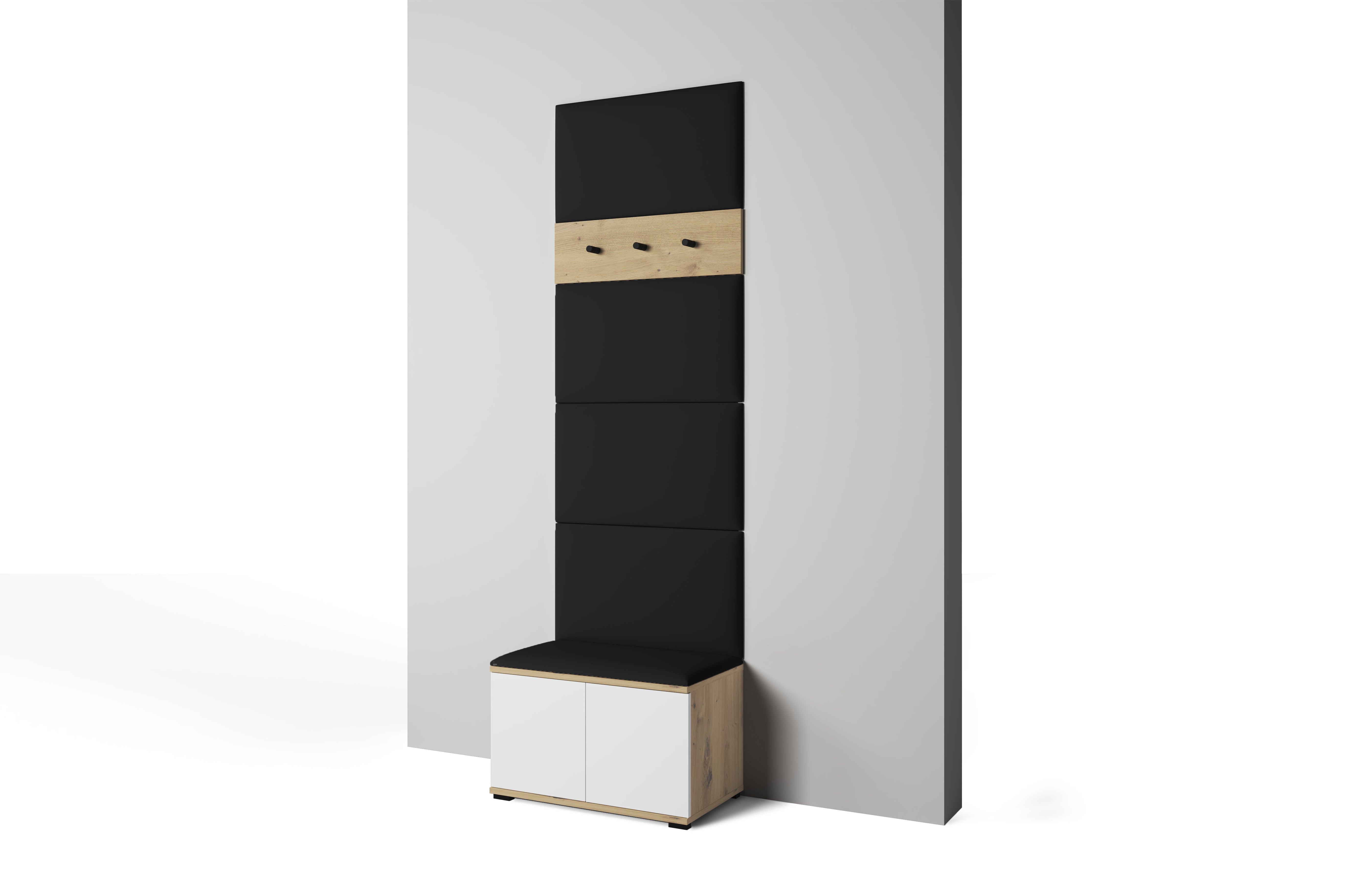 PK Sevilla 6 Hallway Wardrobe - Upholstered Panels in Various Colours