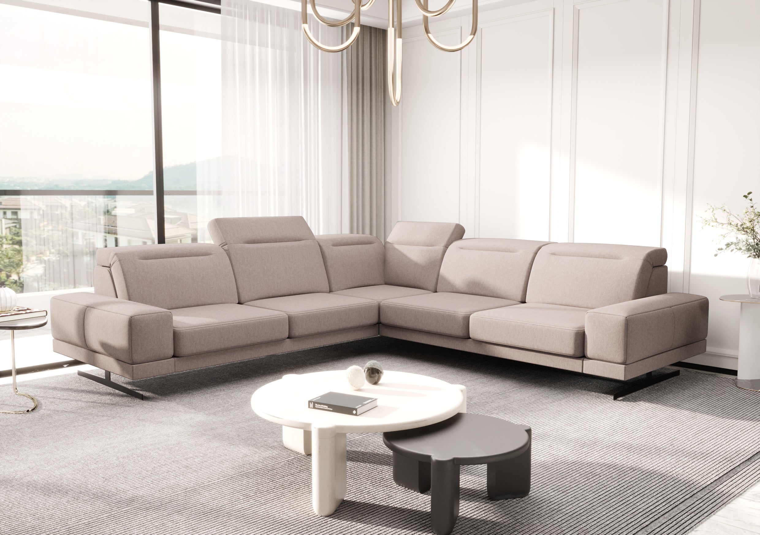 Fiore Max Corner Sofa Bed Left – Available in Various Colors and Fabrics