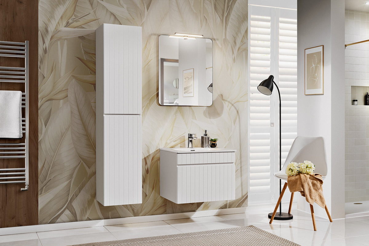 Iconic White Vanity Unit Set 60 / 80 / 100 / 120 / 140 / 180 cm – Configure Your Bathroom