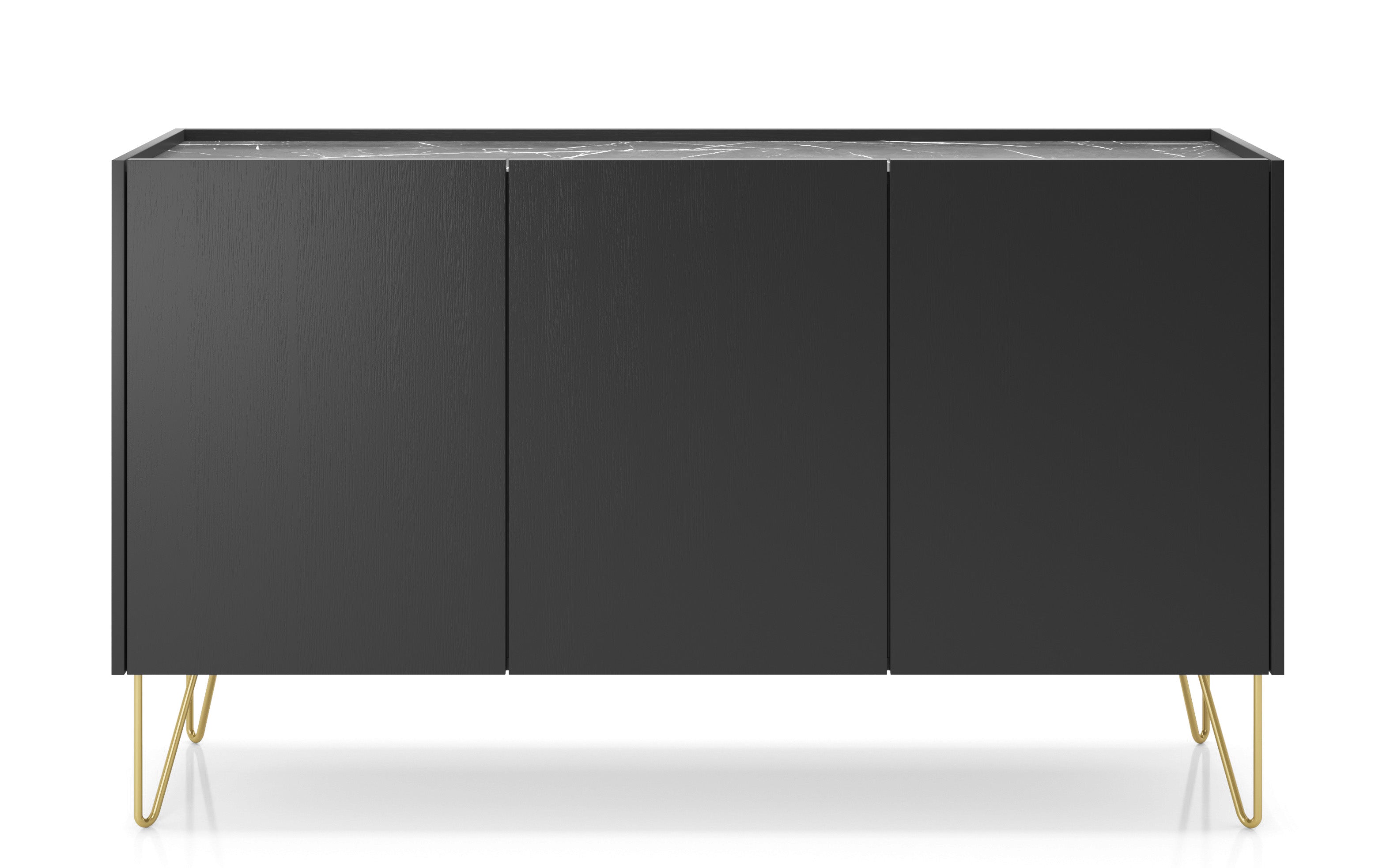 Harmony Dresser - Chest of Drawers with Three Push to Open System Doors