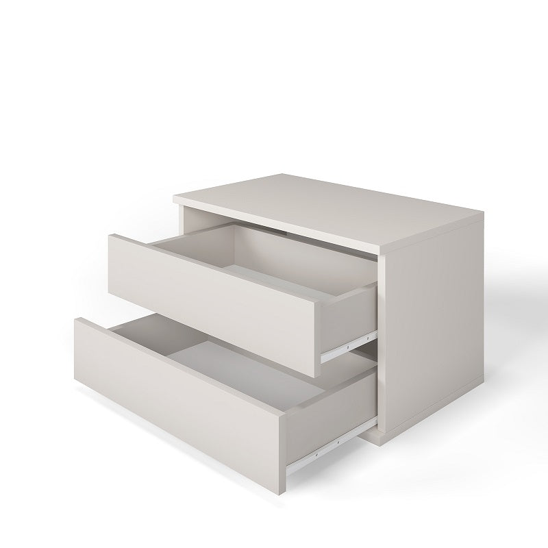 Bello Hallway Wardrobe Set 2 – Choose Leg Height, Mirror & Panel Colour | Cashmere & Cremona Oak