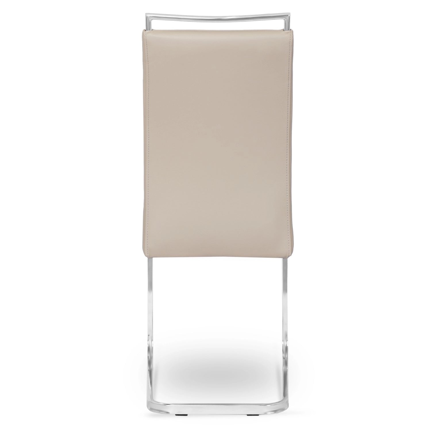Elite LOCA Beige Eco-Leather Chair – Elegant Comfort for Modern Interiors
