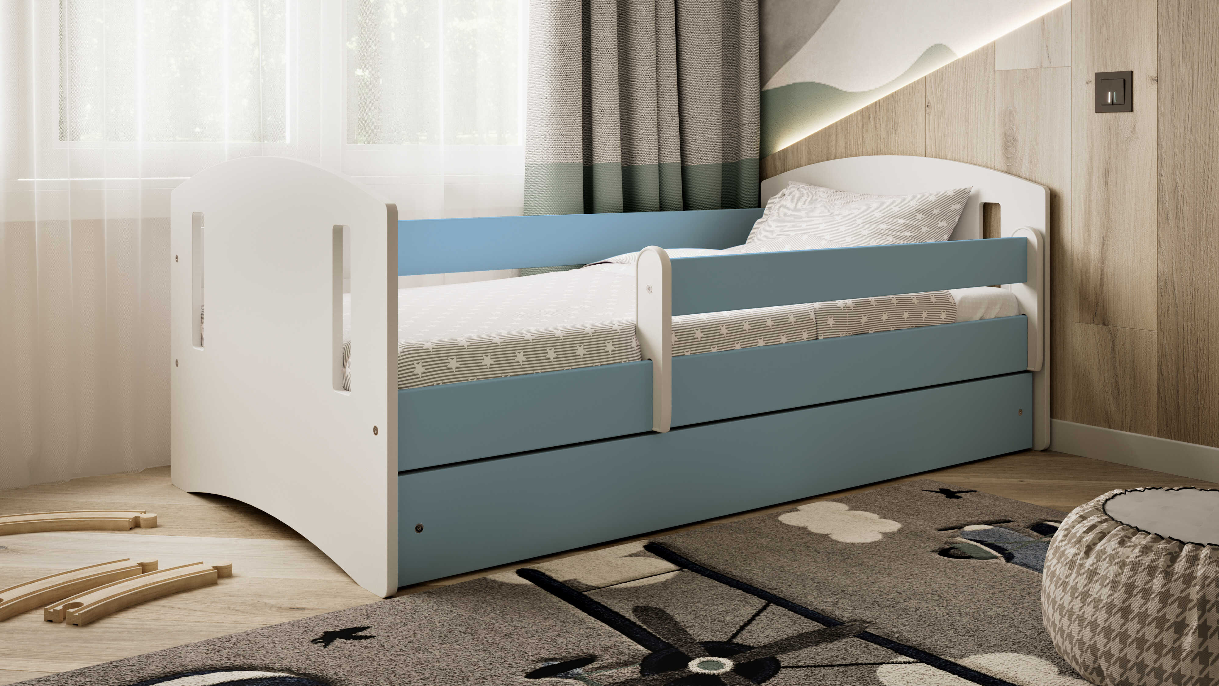 Kocot Classic 2 Children's Bed Blue 140 / 160 / 180 x 80 cm