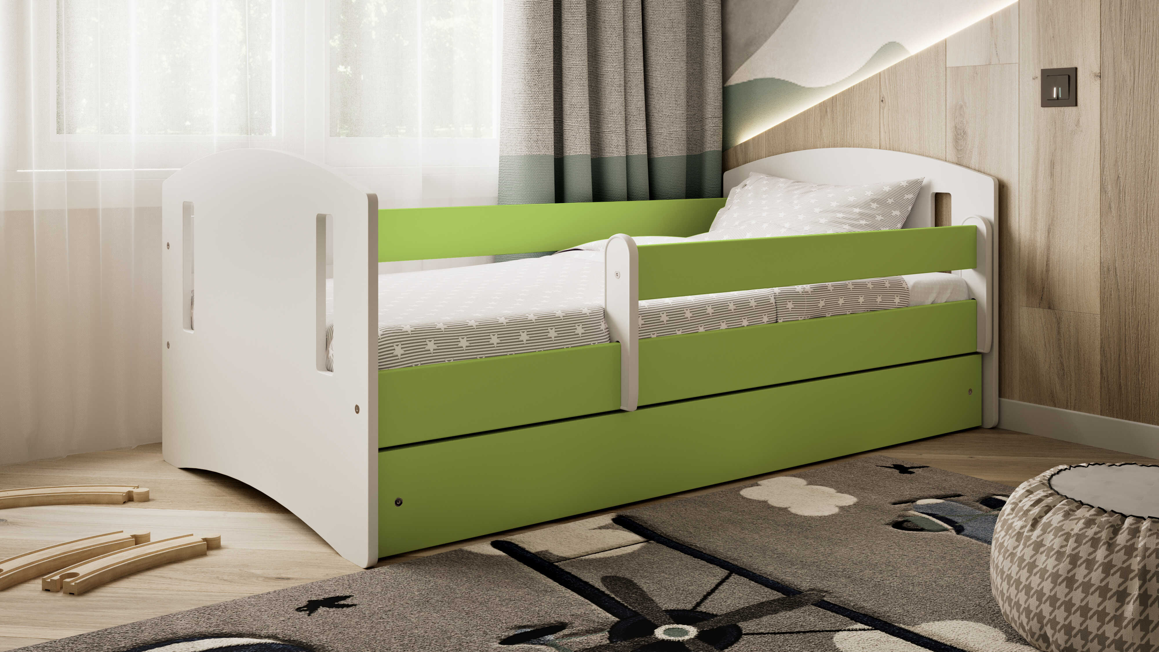 Kocot Classic 2 Children's Bed Green 140 / 160 / 180 x 80 cm