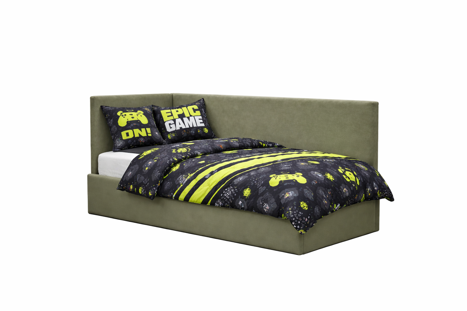 LILO Upholstered Bed – 90 × 200 / 120 × 200 cm – Kids & Youth