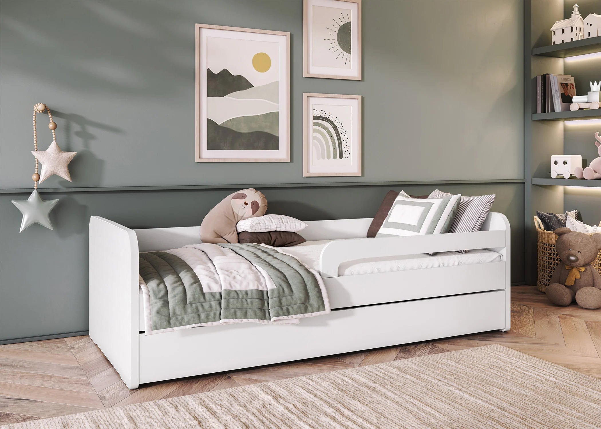 Eltap Duuli Children's Bed Blue 80 x 160 cm/ 80 x 200 cm