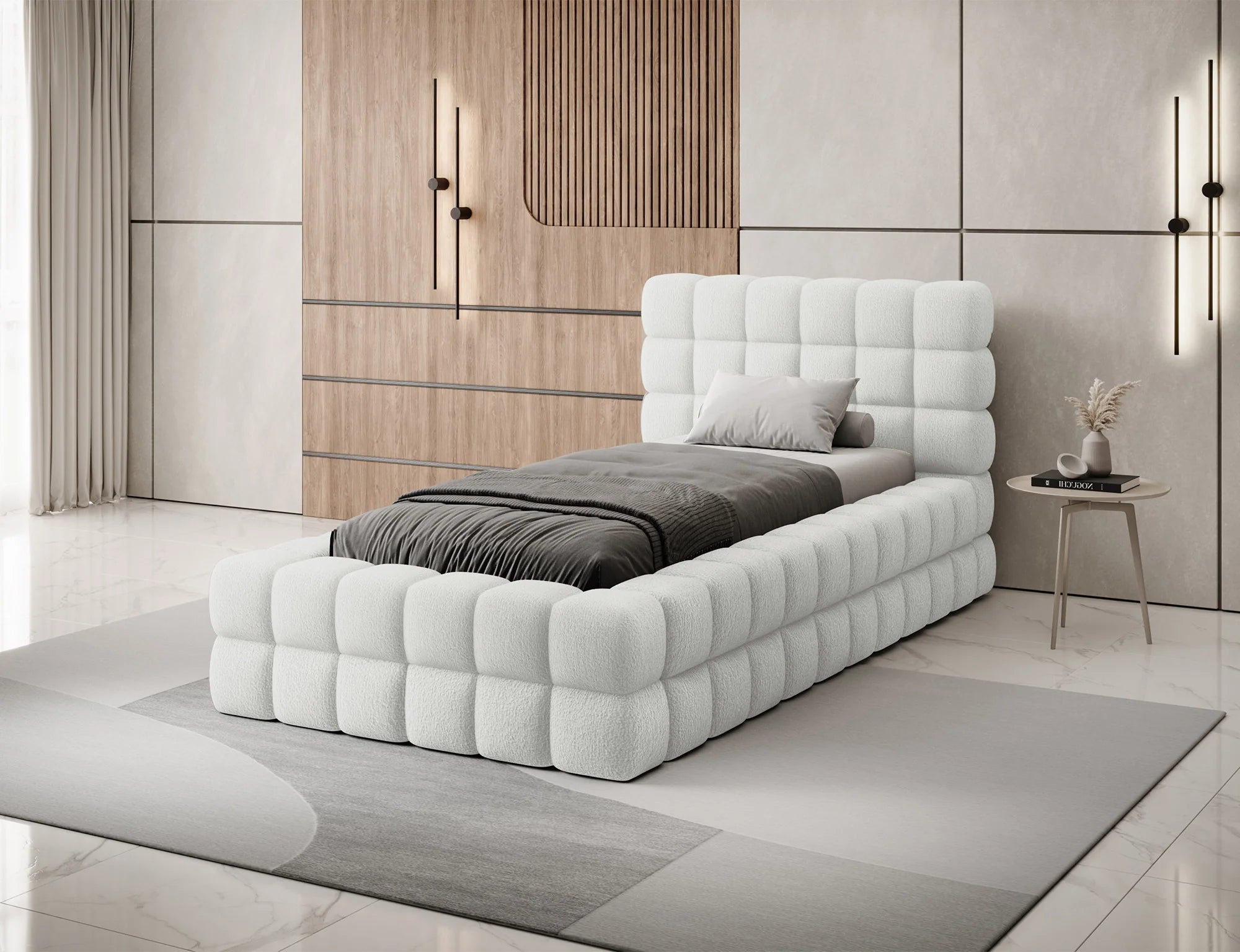 Eltap Dizzle I Single Bed with Colour Options- 90 x 200 cm