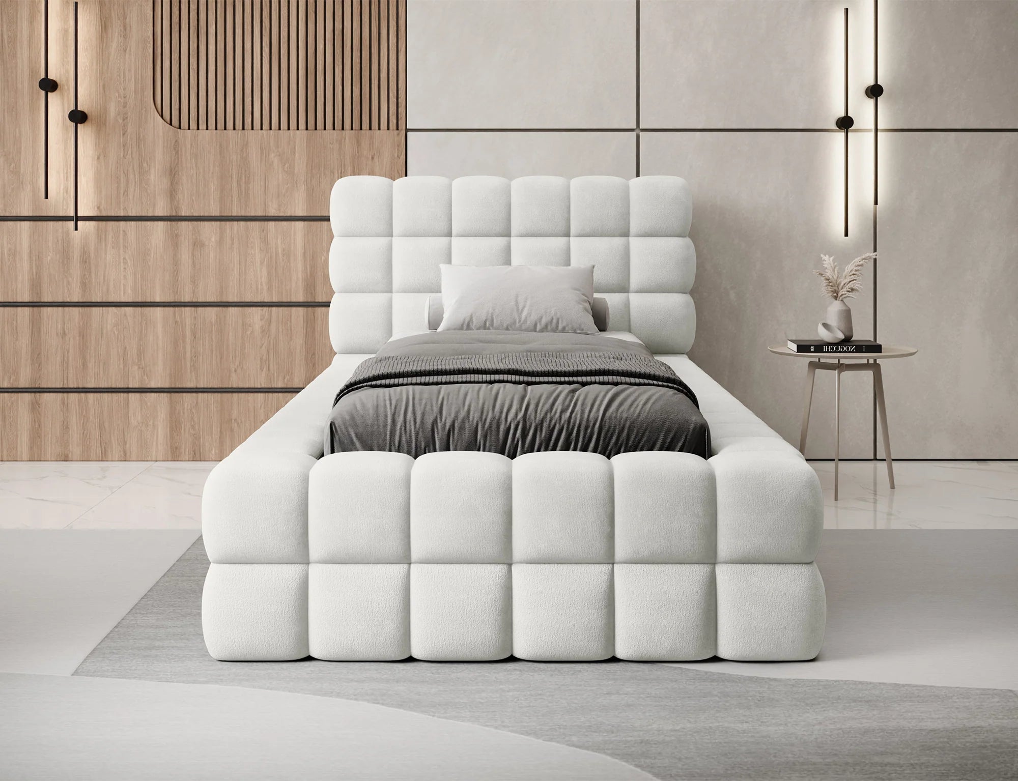 Eltap Dizzle I Single Bed with Colour Options- 90 x 200 cm