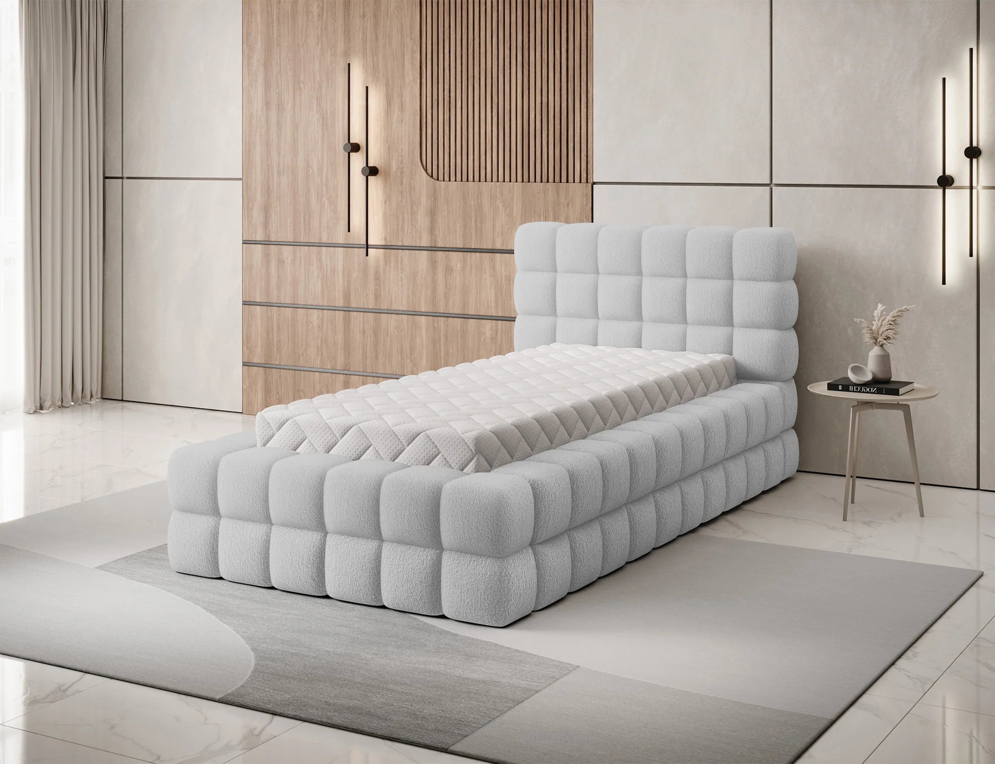 Eltap Dizzle I Single Bed with Colour Options- 90 x 200 cm