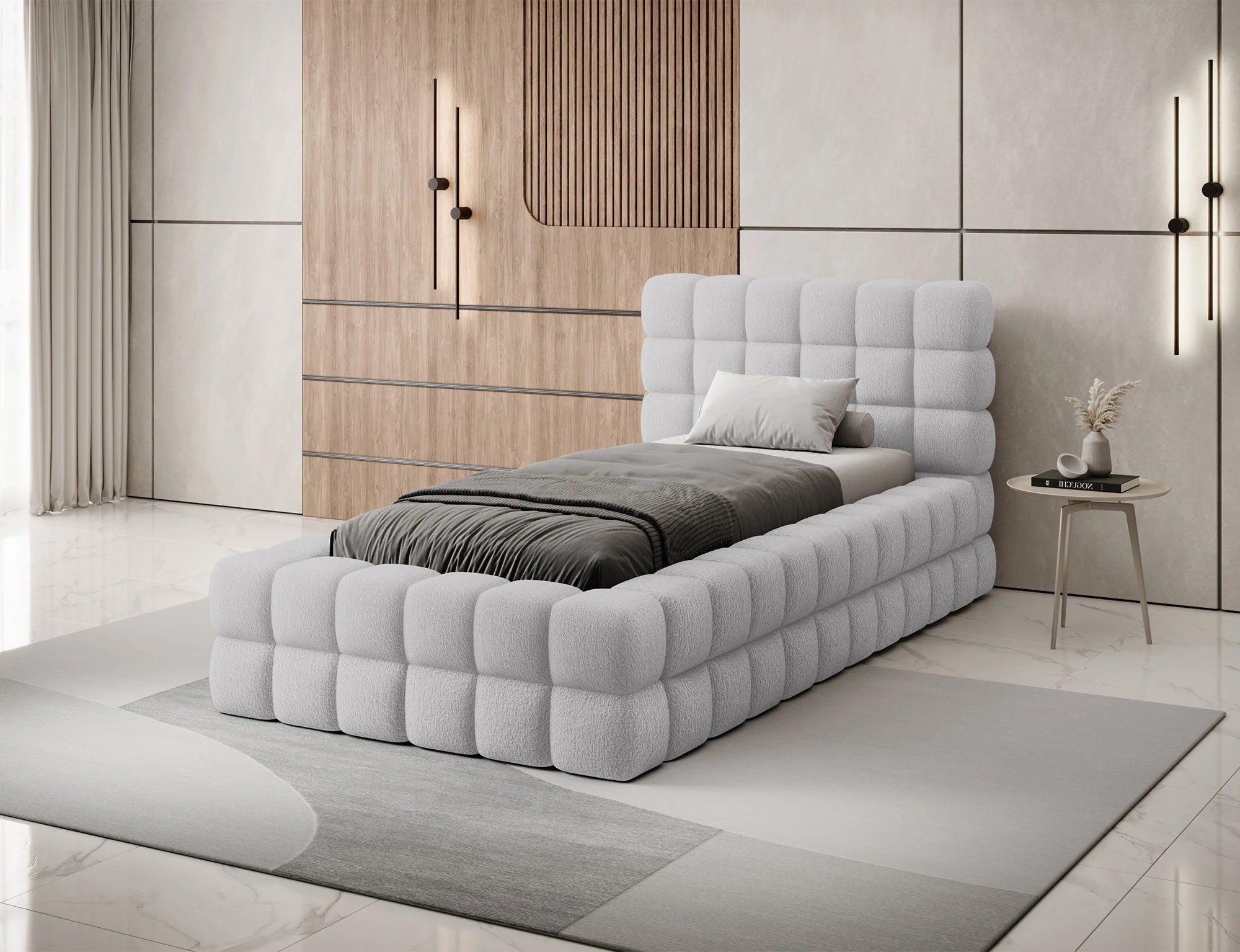 Eltap Dizzle I Single Bed with Colour Options- 90 x 200 cm