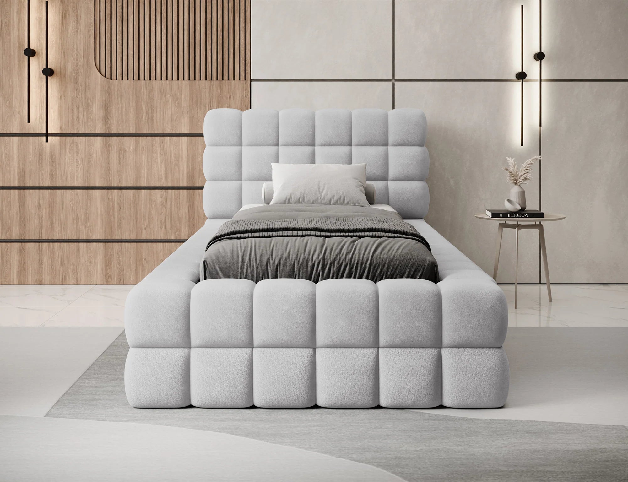 Eltap Dizzle I Single Bed with Colour Options- 90 x 200 cm