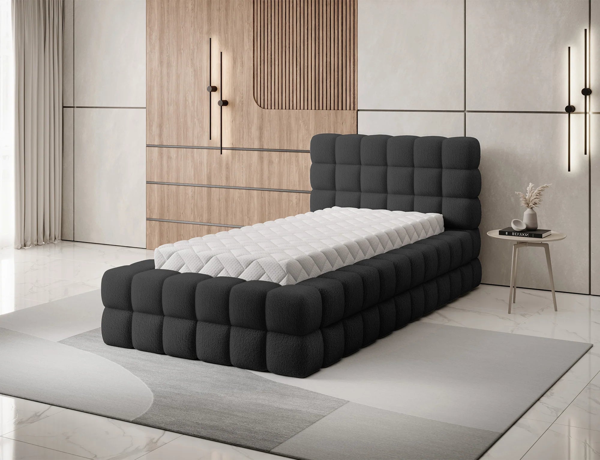 Eltap Dizzle I Single Bed with Colour Options- 90 x 200 cm