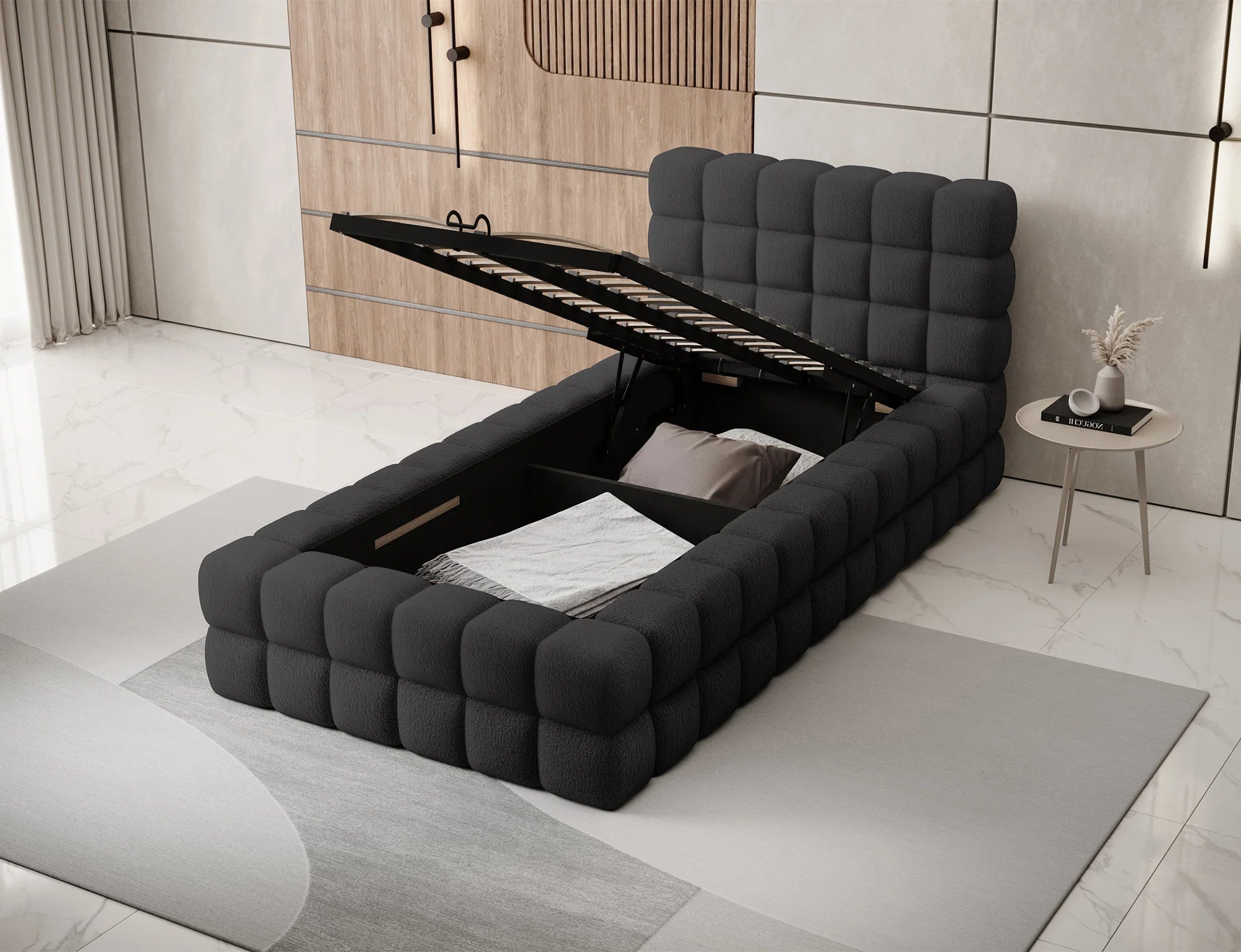 Eltap Dizzle I Single Bed with Colour Options- 90 x 200 cm