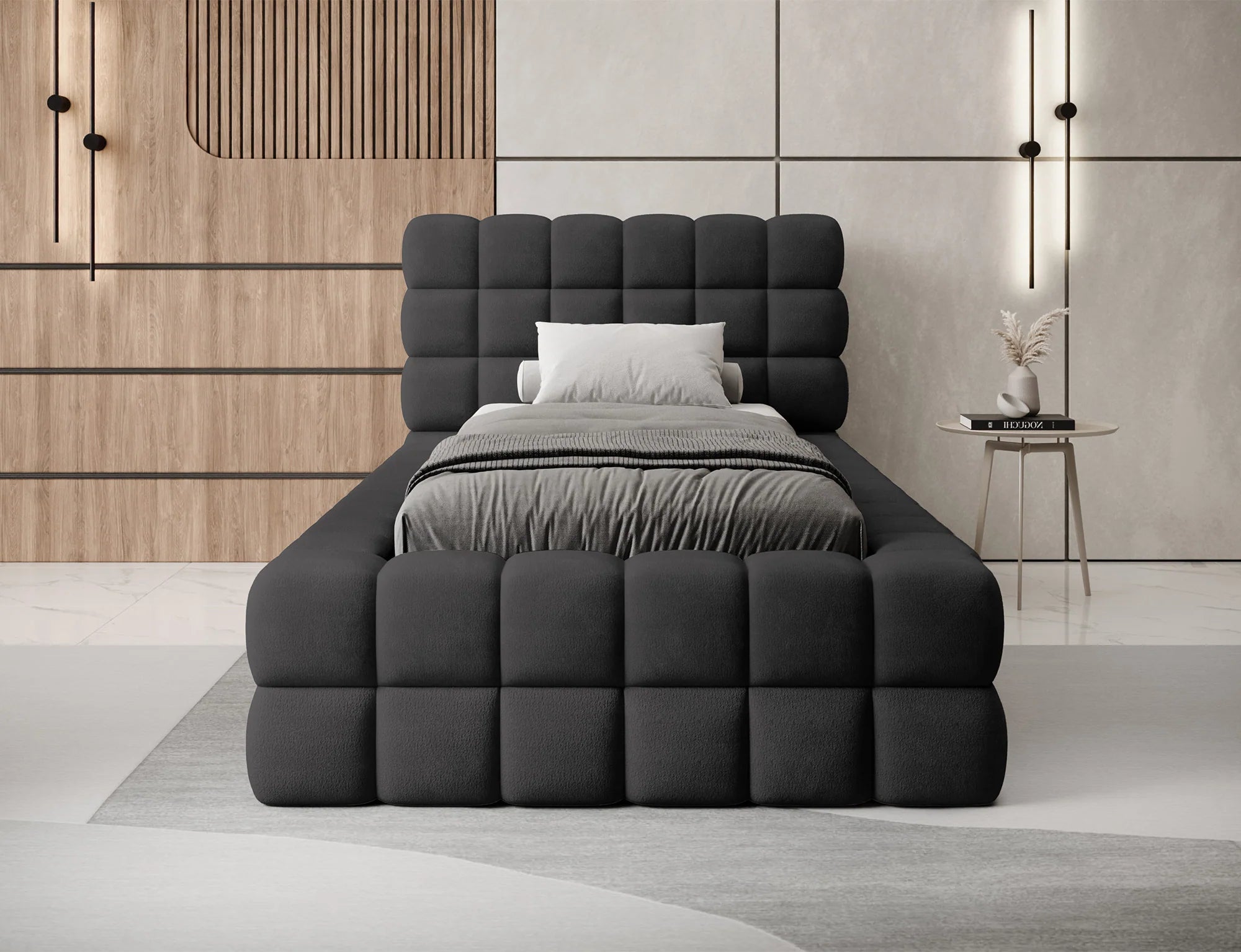 Eltap Dizzle I Single Bed with Colour Options- 90 x 200 cm