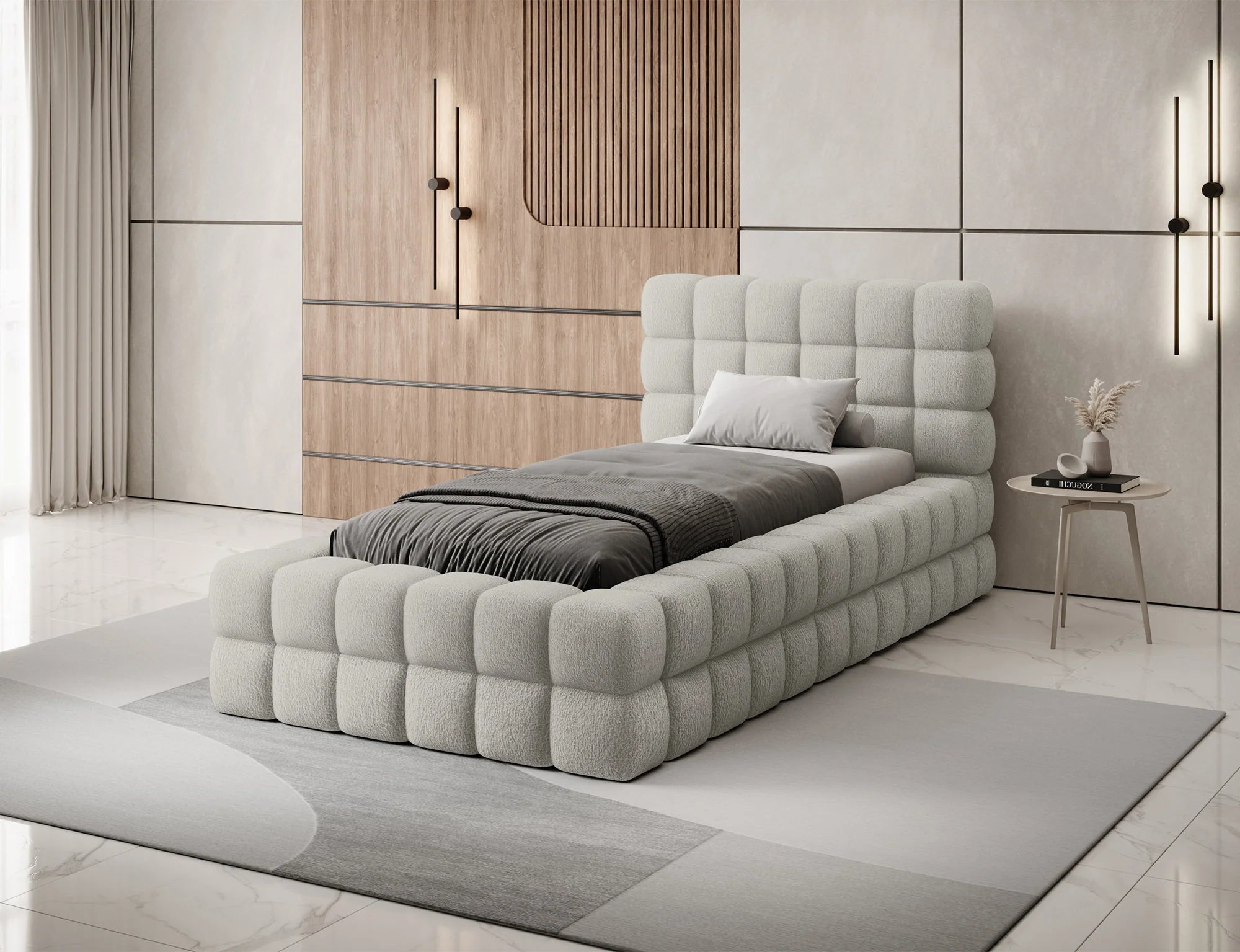 Eltap Dizzle I Single Bed with Colour Options- 90 x 200 cm