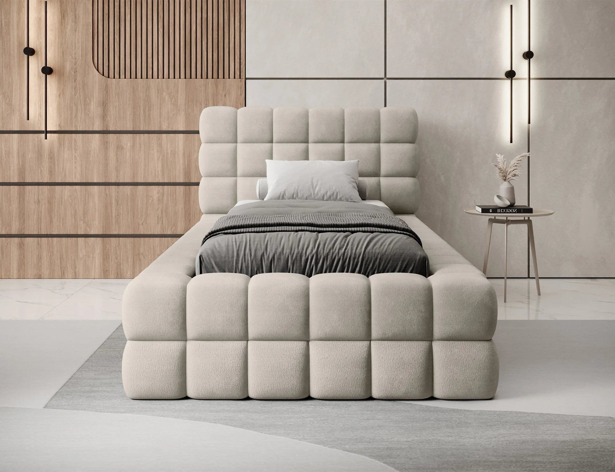 Eltap Dizzle I Single Bed with Colour Options- 90 x 200 cm