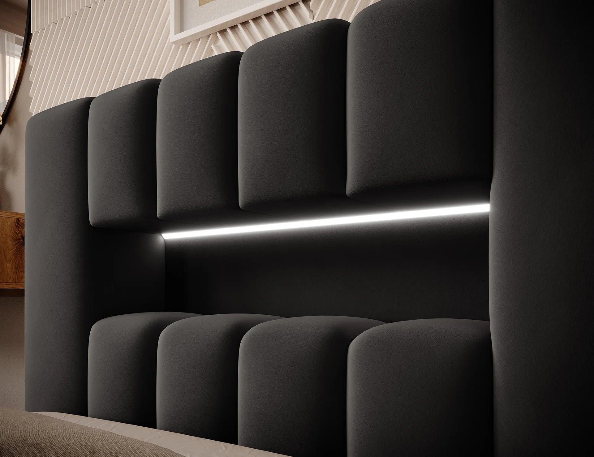 Eltap Lamica I Single Bed with Colour Options- 90 x 200 cm