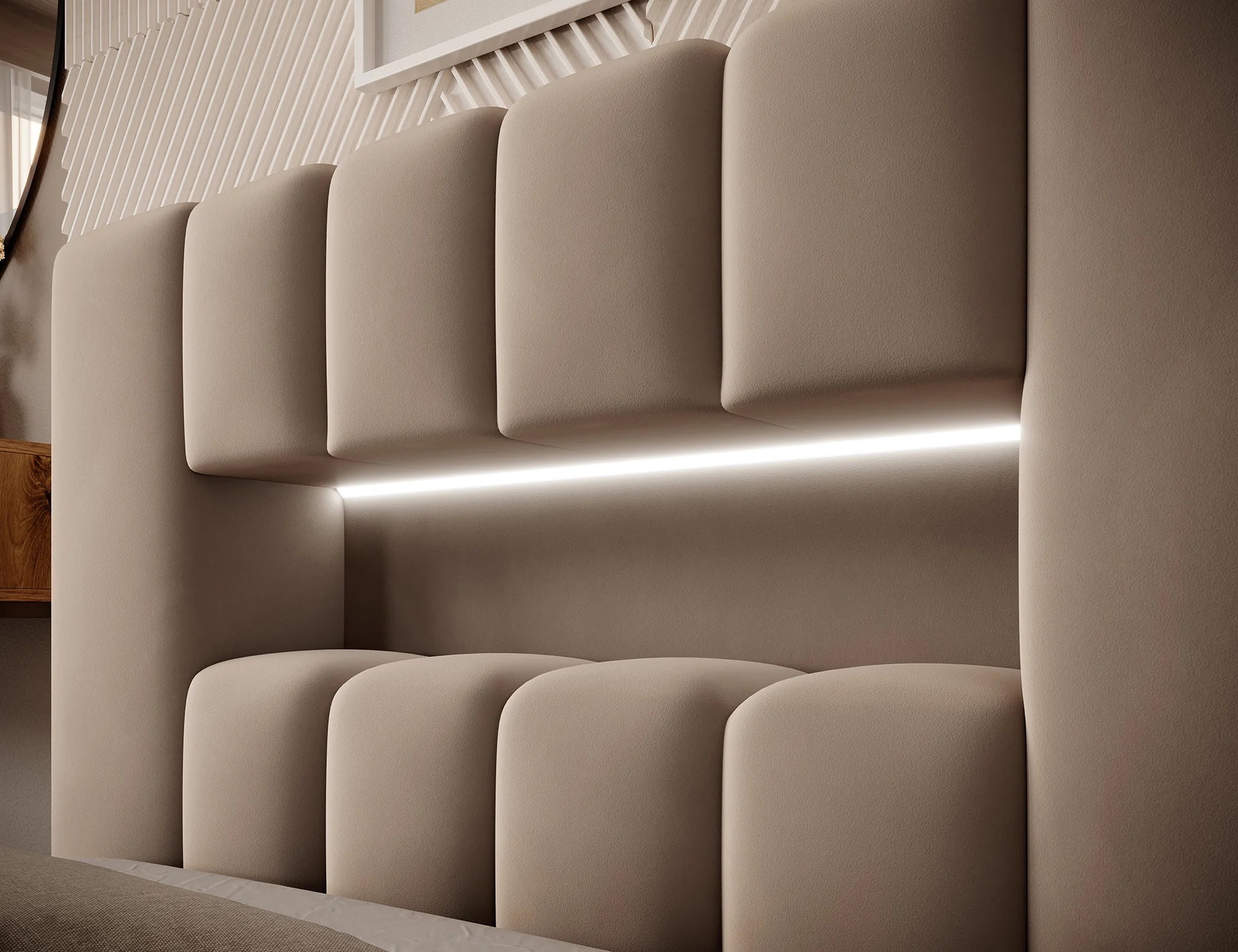 Eltap Lamica I Single Bed with Colour Options- 90 x 200 cm