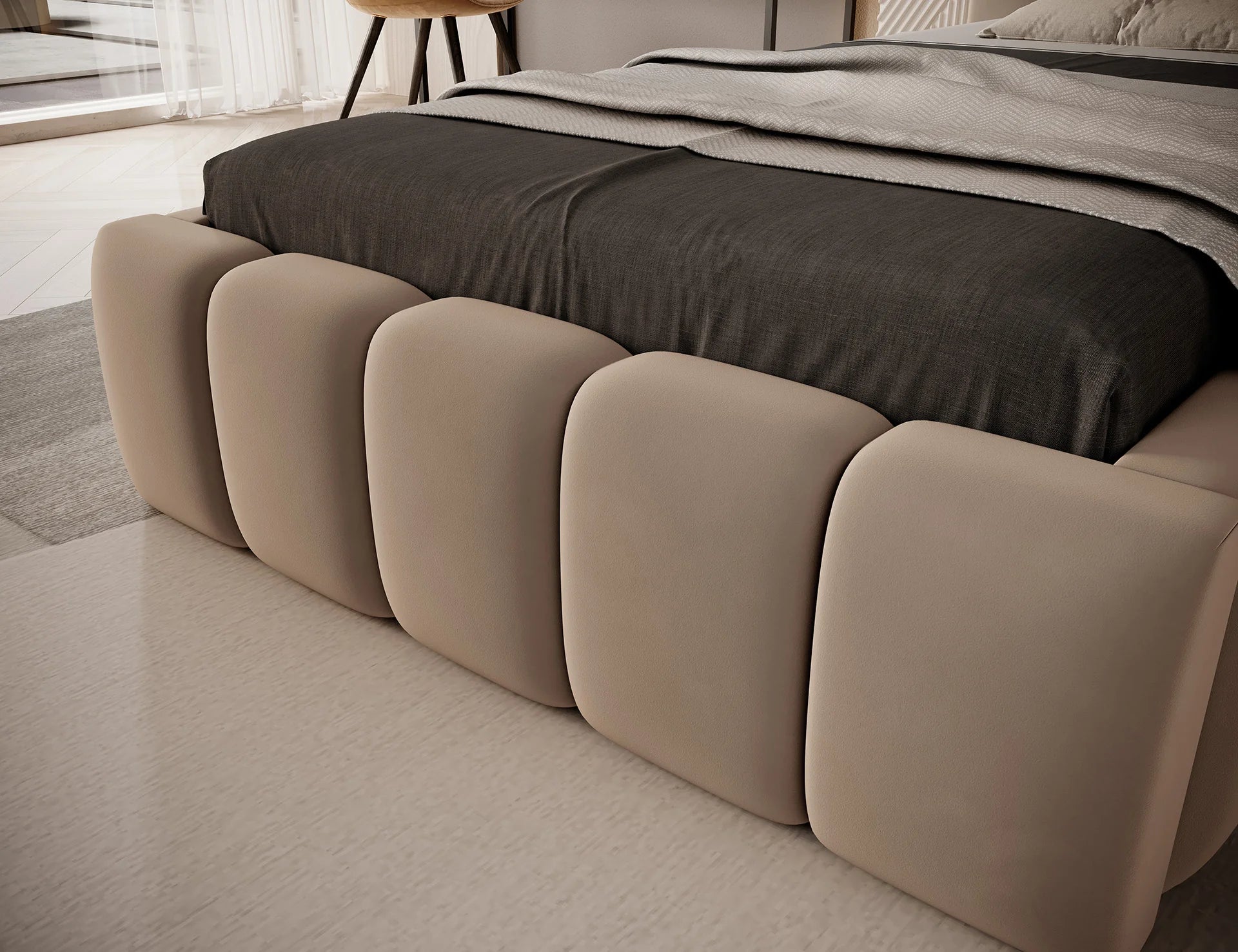 Eltap Lamica I Single Bed with Colour Options- 90 x 200 cm