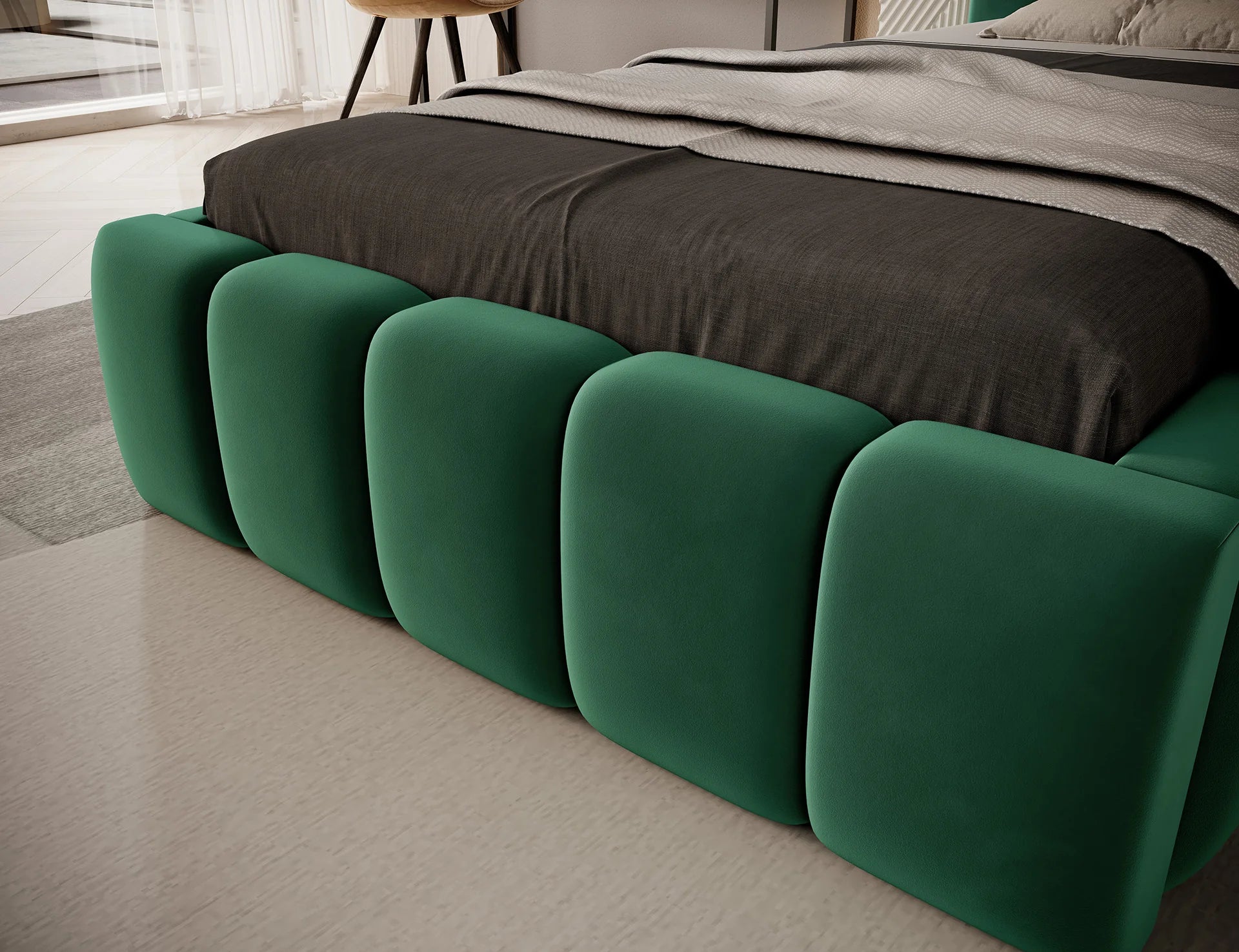 Eltap Lamica I Single Bed with Colour Options- 90 x 200 cm