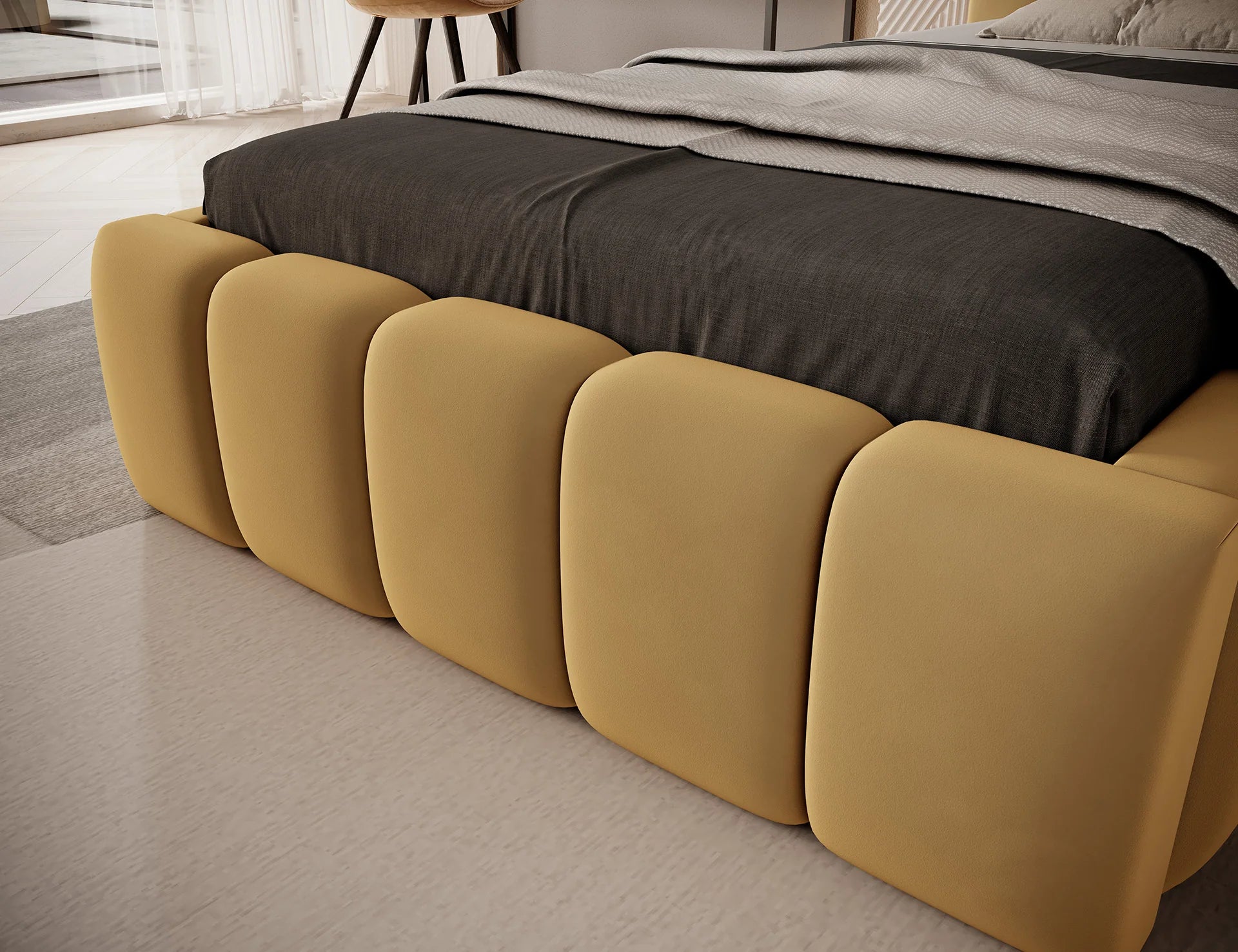 Eltap Lamica I Single Bed with Colour Options- 90 x 200 cm