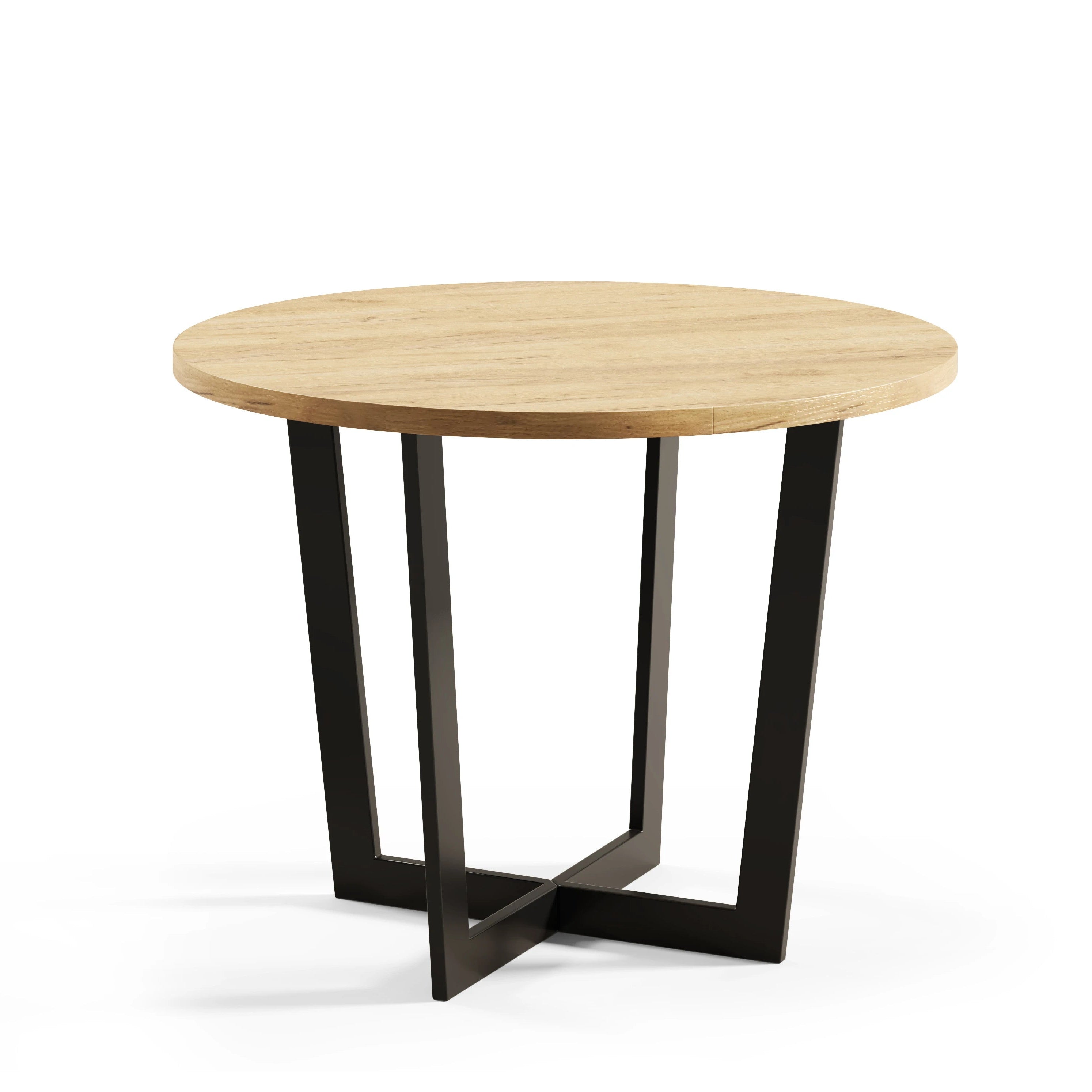 Round Extendable Dining Table Redpak Luca Ø90