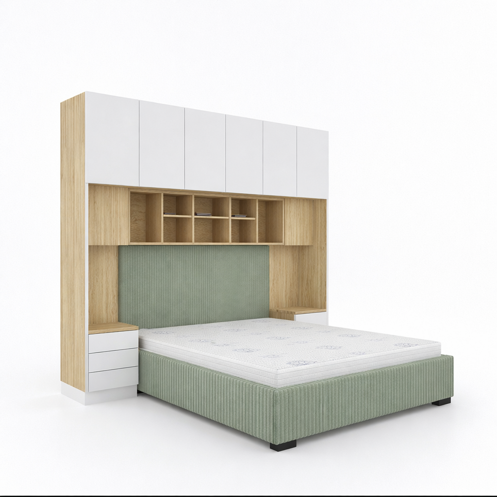 SLEEP VARIA Upholstered Bed Frame without Storage – Various Colours
