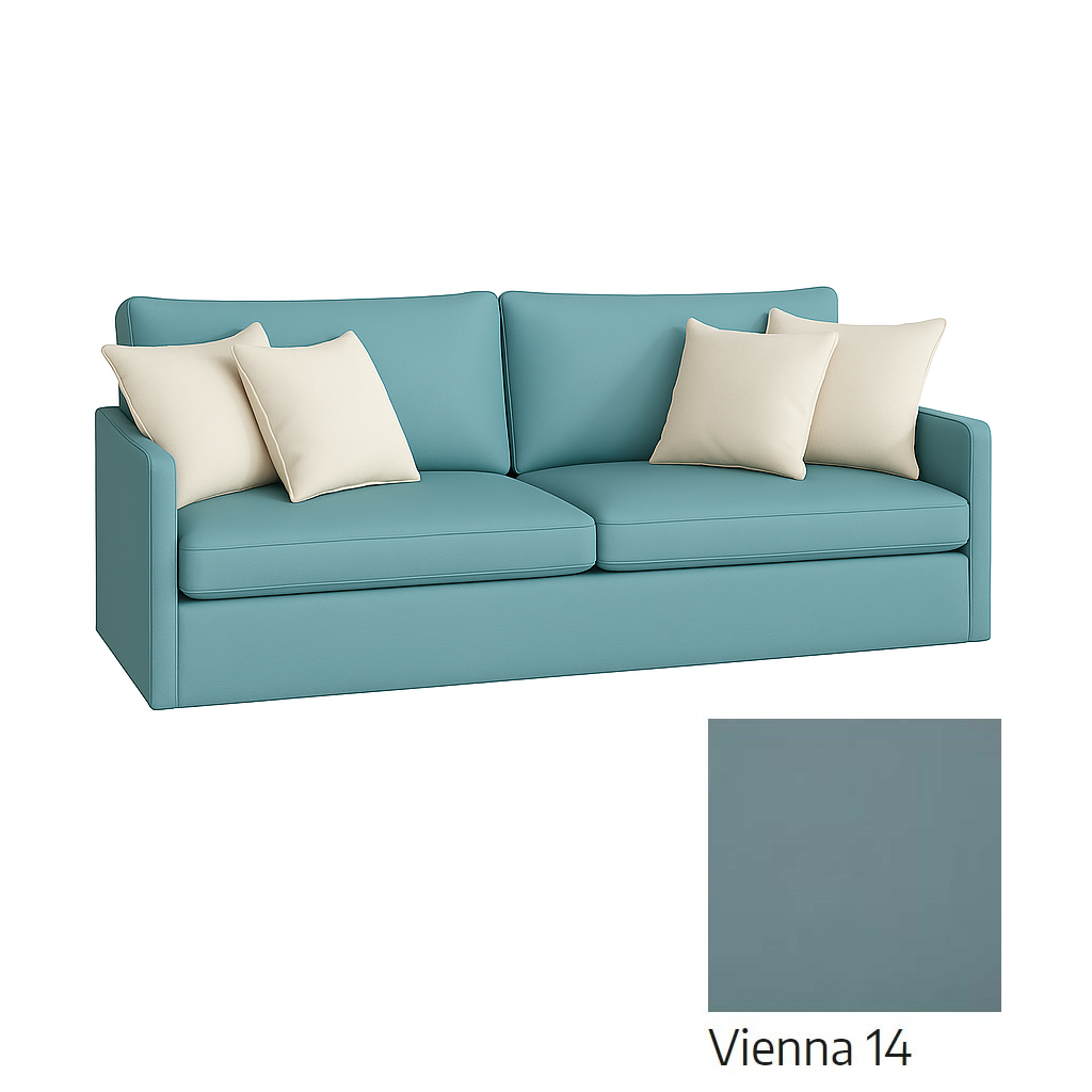Customizable Genius Murphy Bed with Sofa Set 140 x 200 cm Congo, LED Lighting