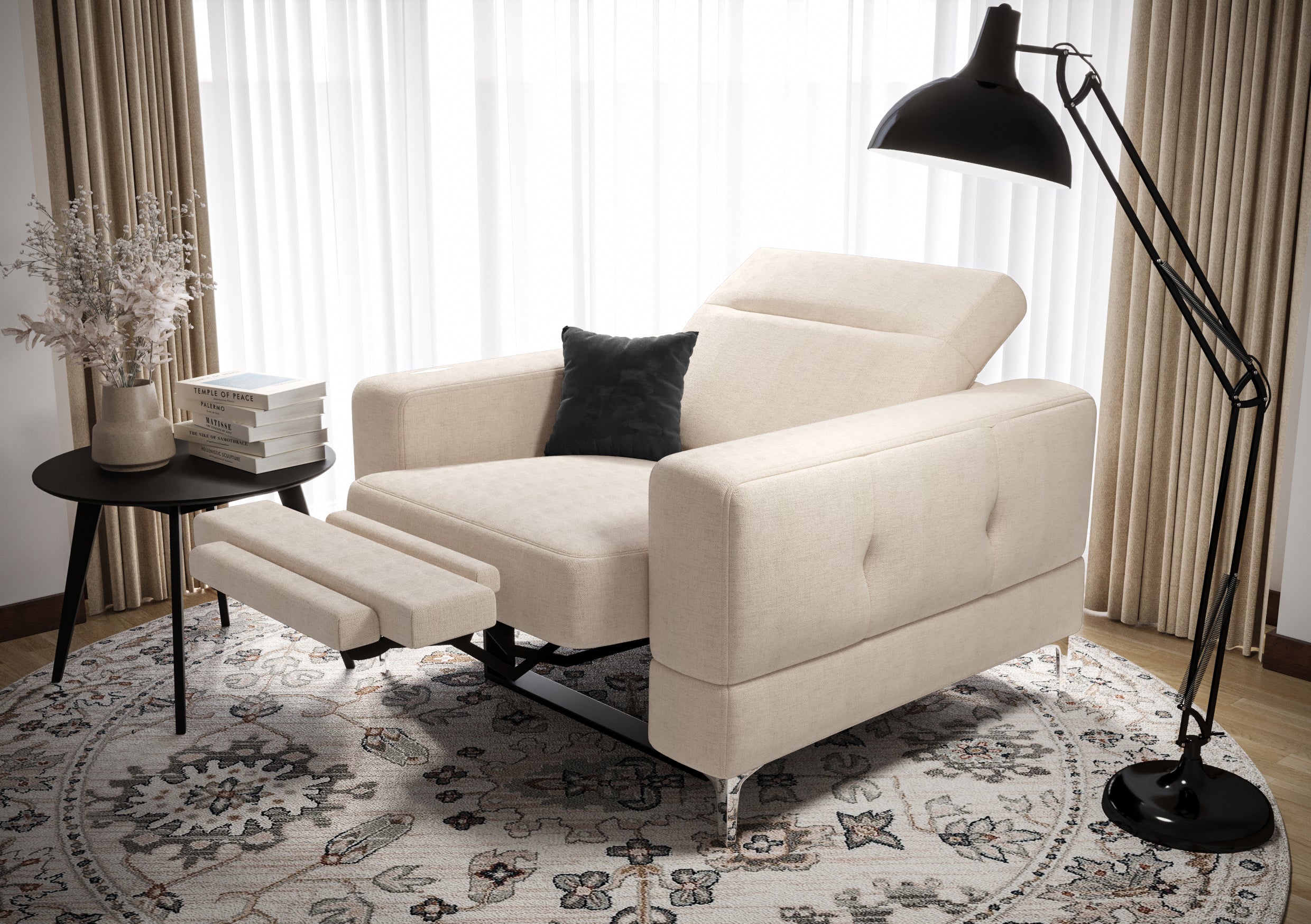 G-Malibu Relax Upholstered Armchair: Modern Comfort Meets Classic Style