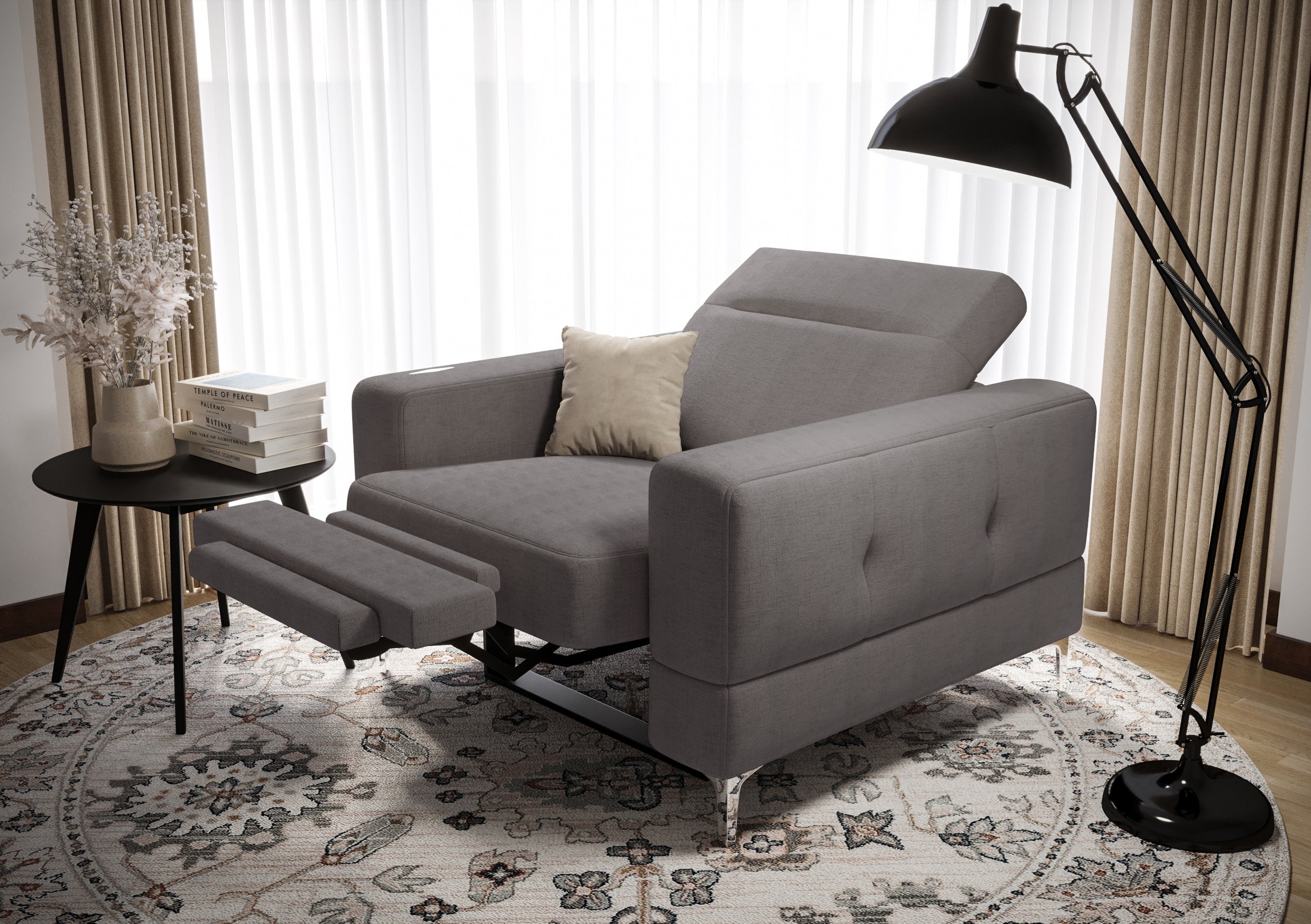 G-Malibu Relax Upholstered Armchair: Modern Comfort Meets Classic Style