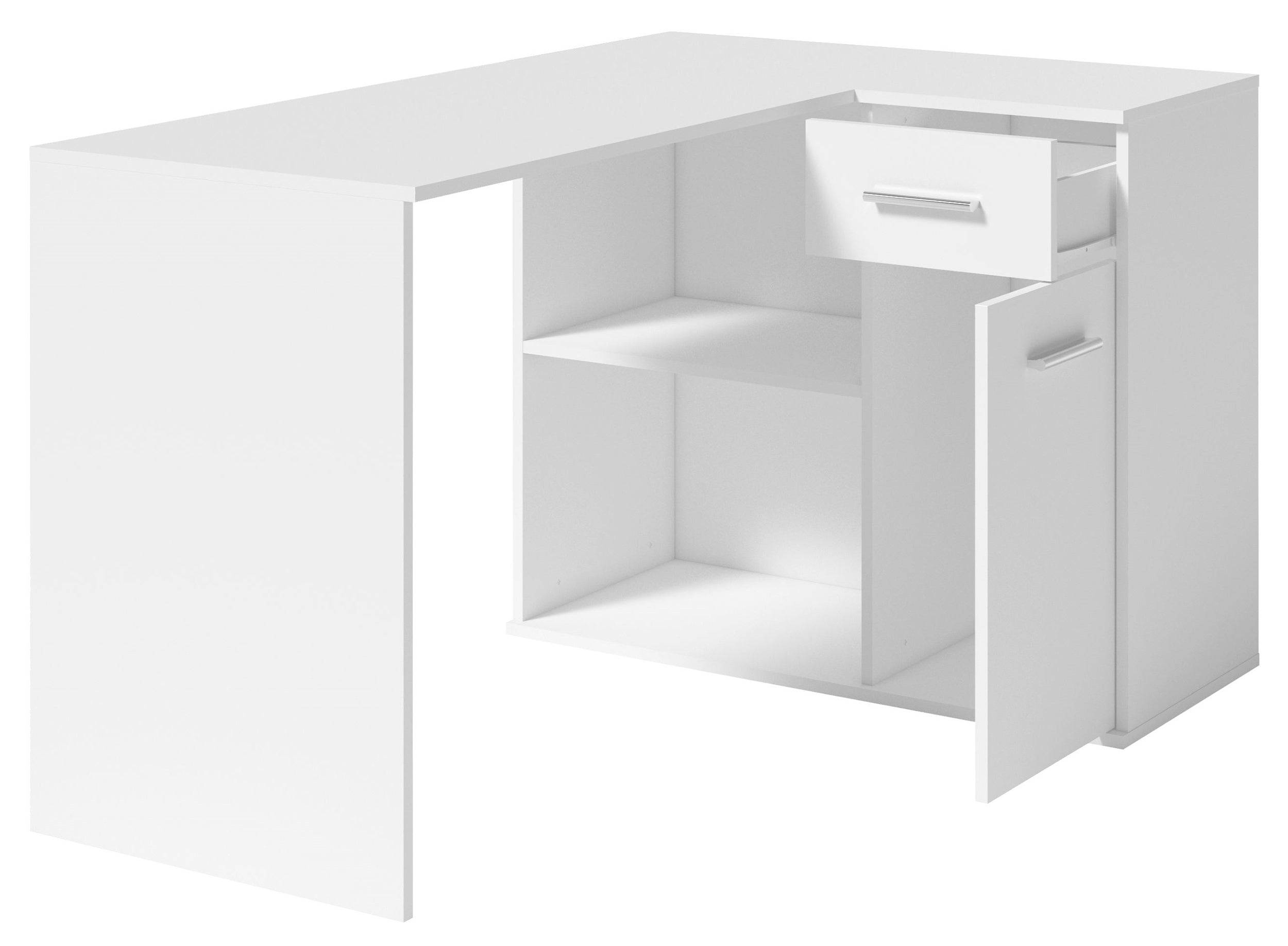 MO Begin Corner Desk – White