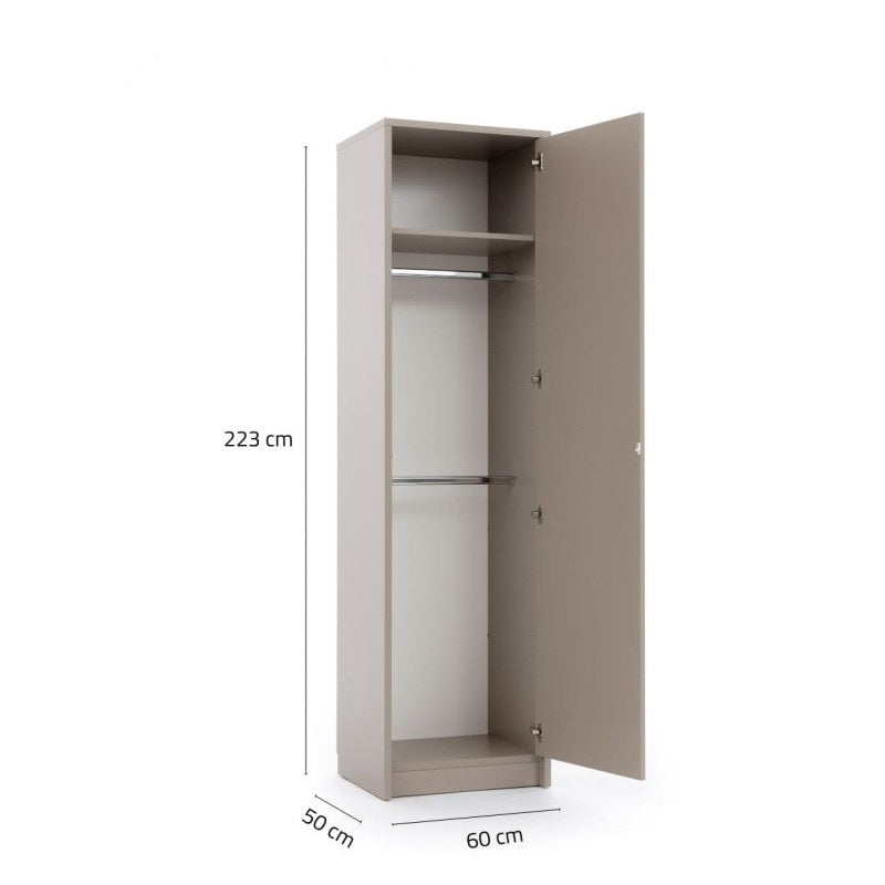 Customizable Genius Murphy Bed with Sofa Set 140 x 200 cm Congo, LED Lighting