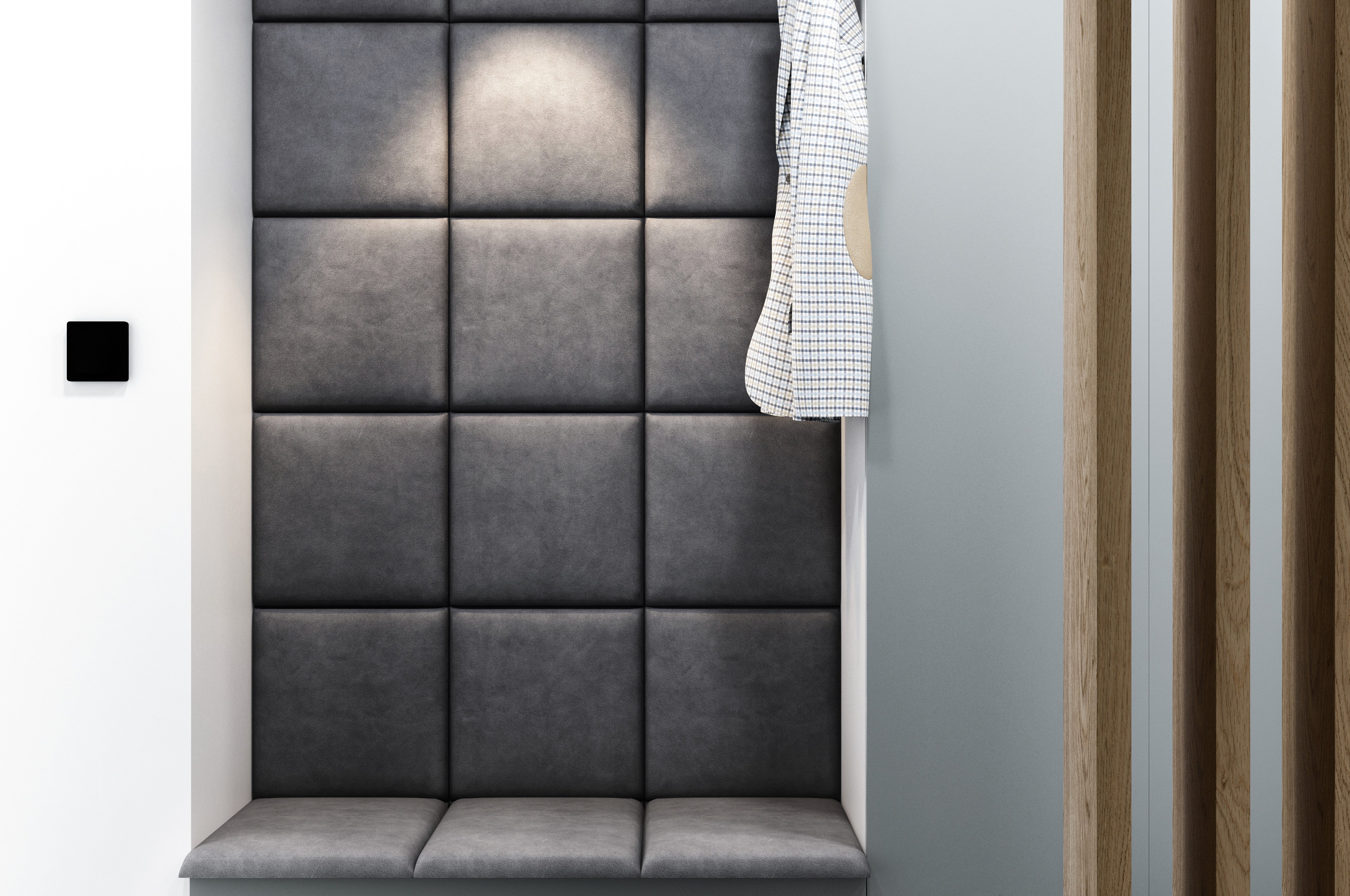 Upholstered Wall Panels 30x30 cm